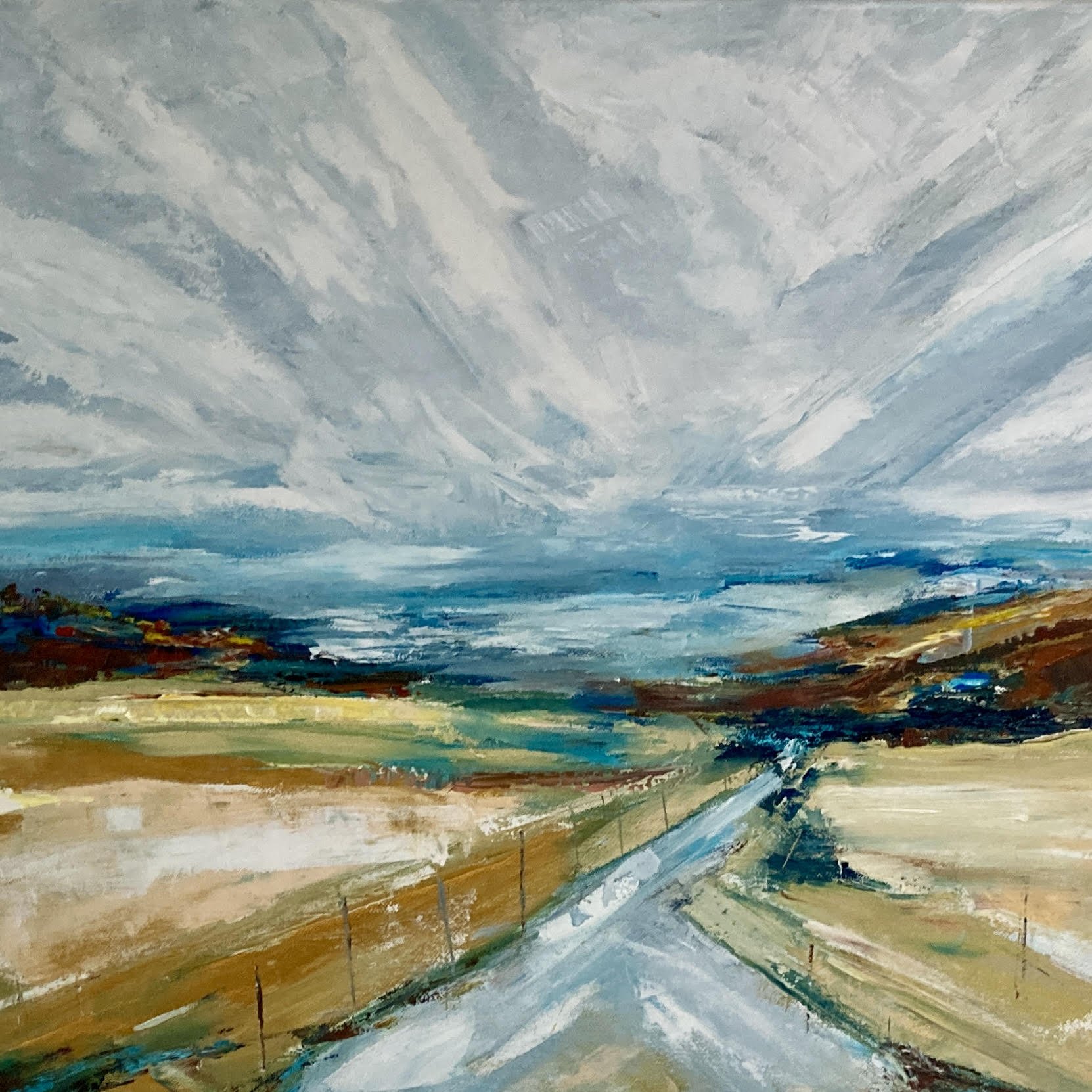 The Road Home (Oil on canvas)