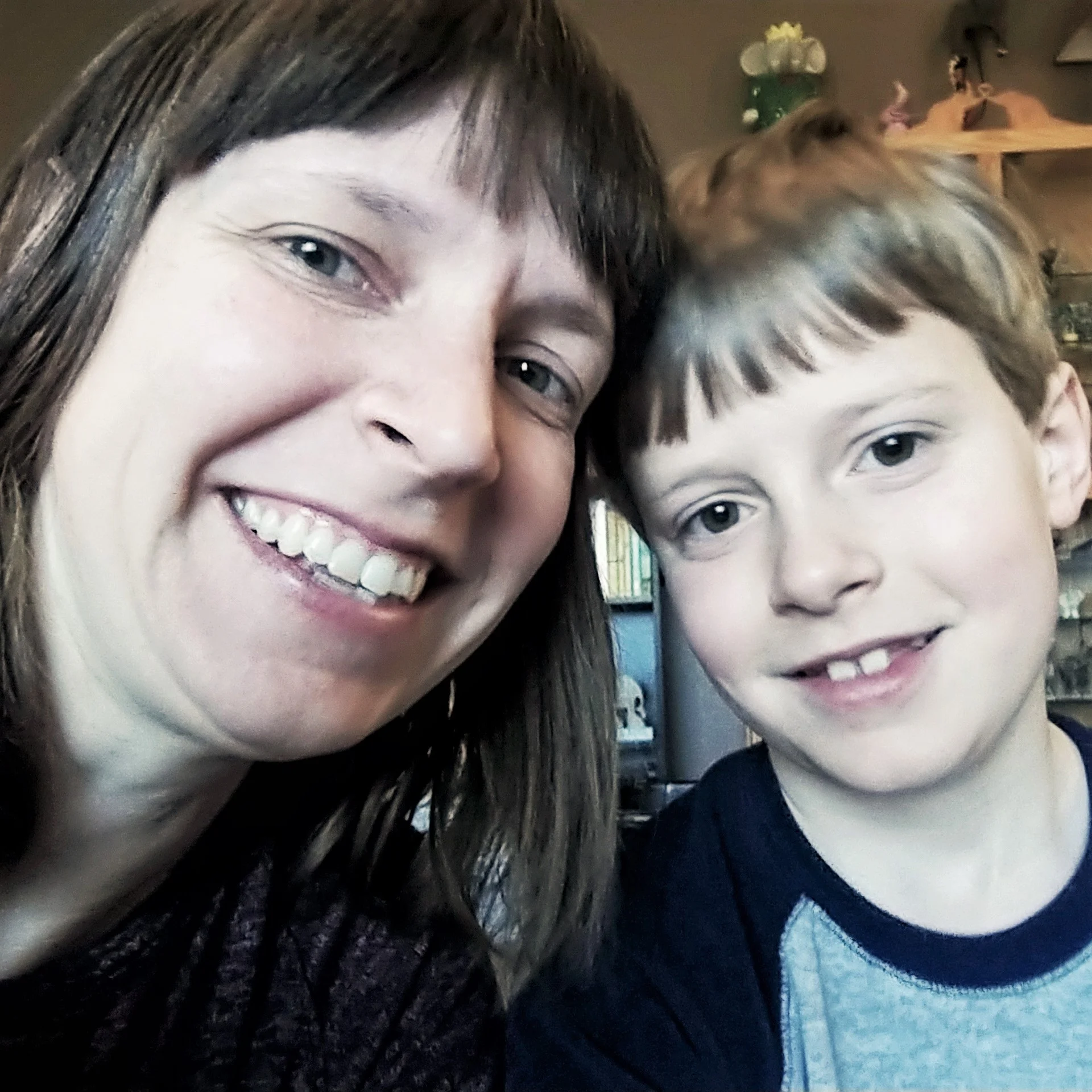 Micah, 8, and Kaytee