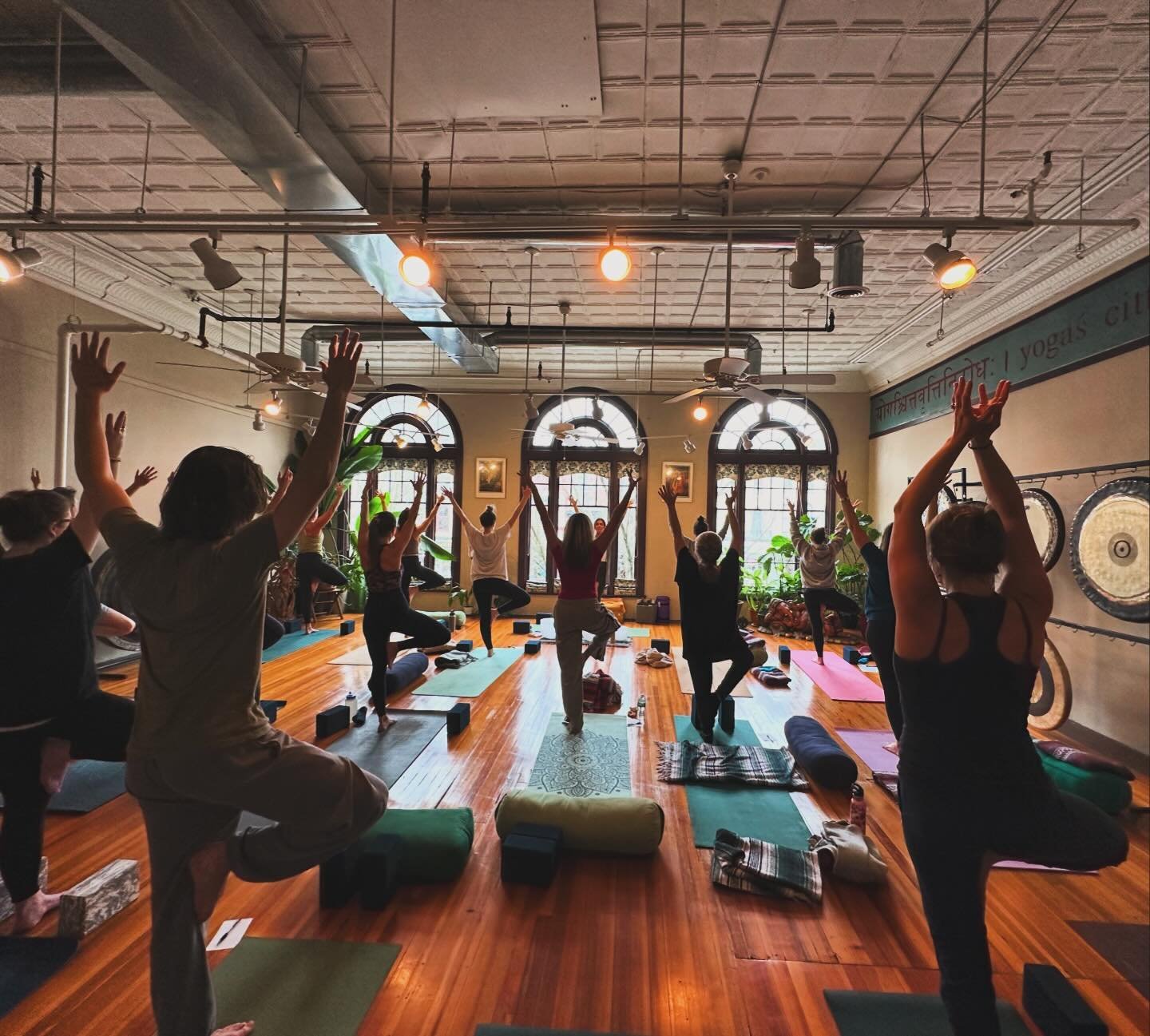 🌲 We are all channeling our inner tree during this season of growth and change 🌲 

&ldquo; We must be as strong as an oak AND as flexible as a blade of grass&rdquo;

Tonight we have our weekly Gong Bath with @thegonglab 

This weekend we have:

✨ G