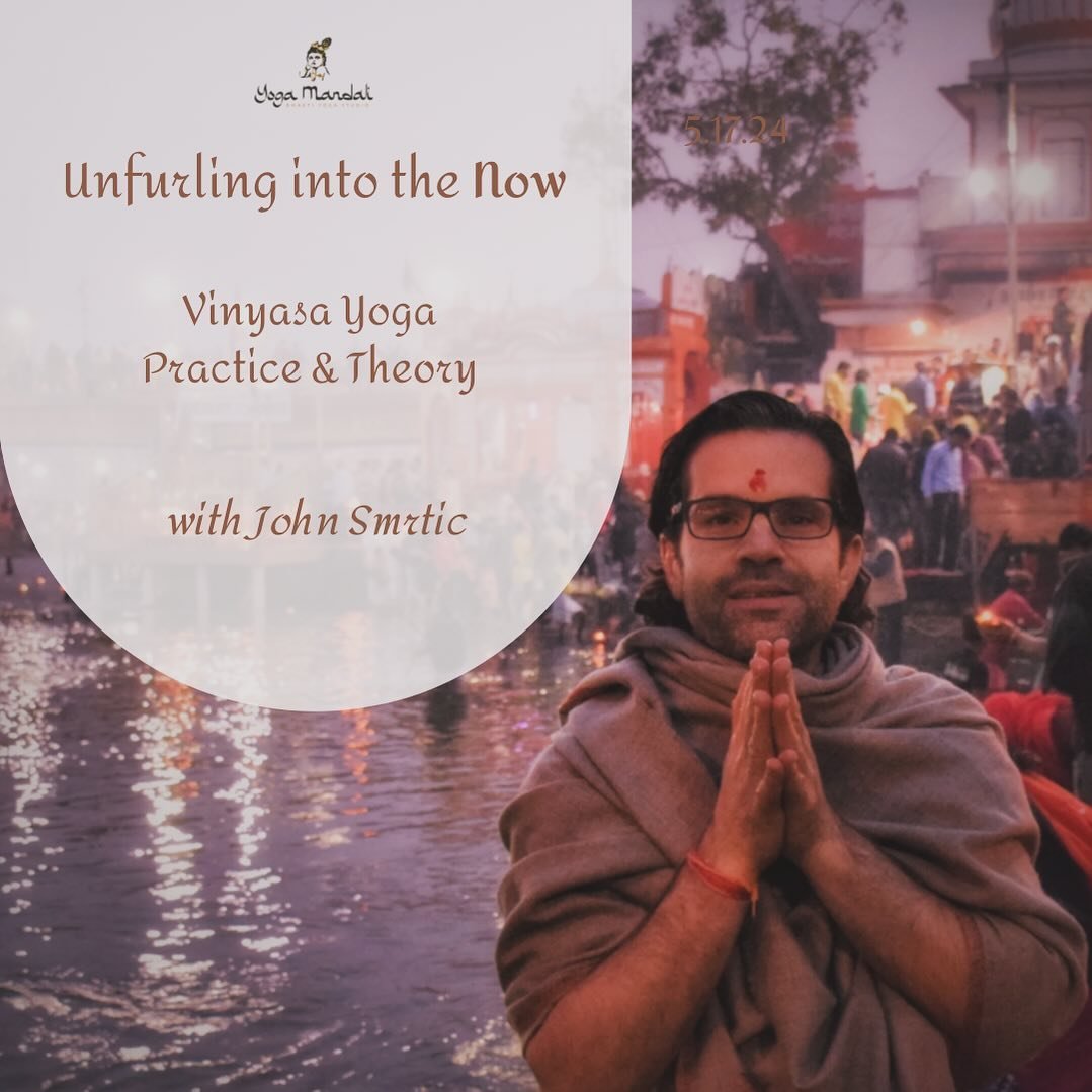 ‼️New May offering‼️

We are so excited to have @johnsmrtic back at Yoga Mandali 💗

Join John for ✨ Unfurling the Now ✨ Vinyasa Practice &amp; Theory. 

this playshop will cover:

&bull;The yogic theory behind vinyasa yoga
&bull;A focus and explorat