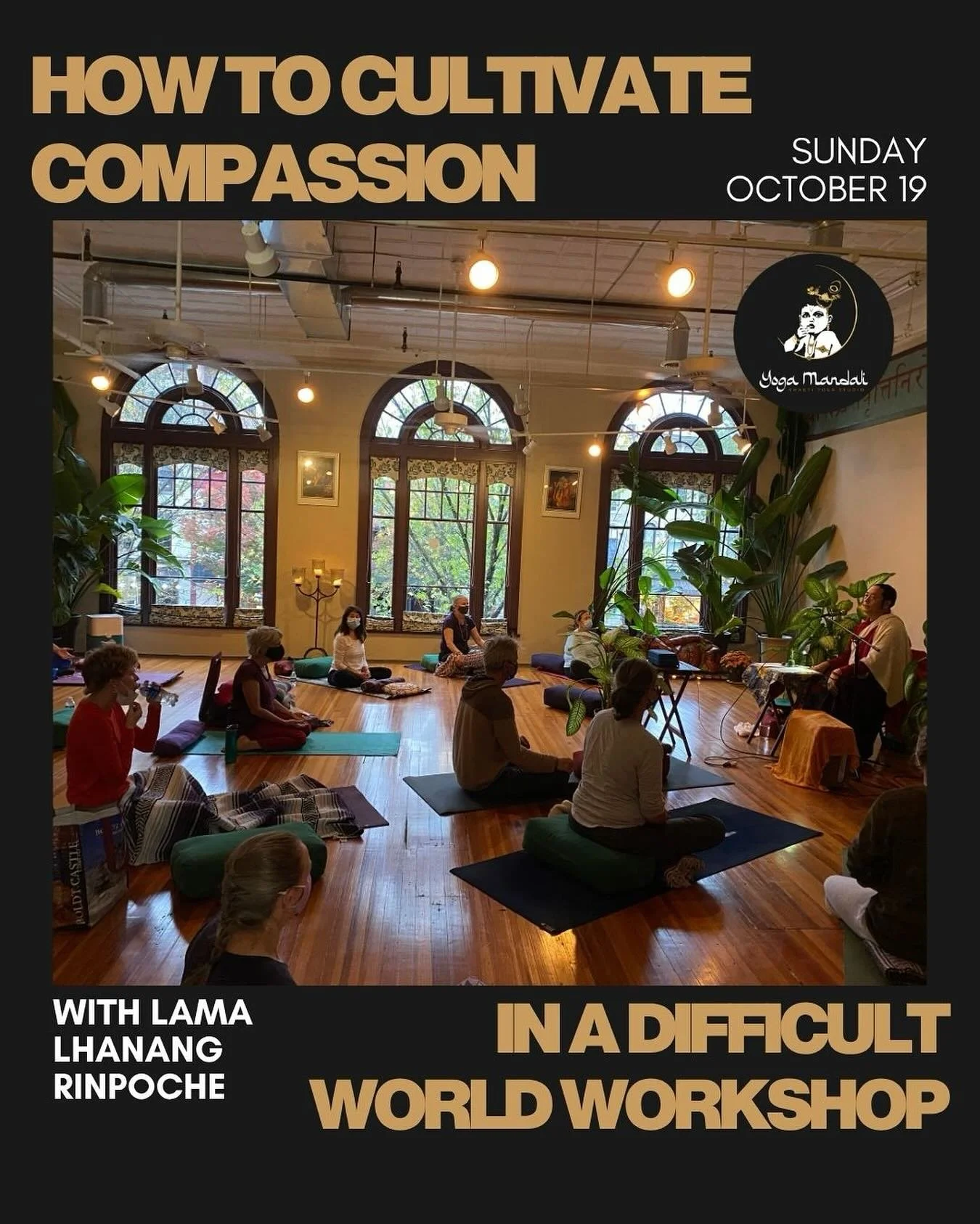 ❤️‍🩹 This Sunday: How to Cultivate Compassion Workshop 1:00pm - 3:30pm
Join our beloved Tibetan Yogi, Lama Lhanang Rinpoche, for this immersion into the art of mental and emotional alchemy. Lama will teach on these topics and lead us in meditat