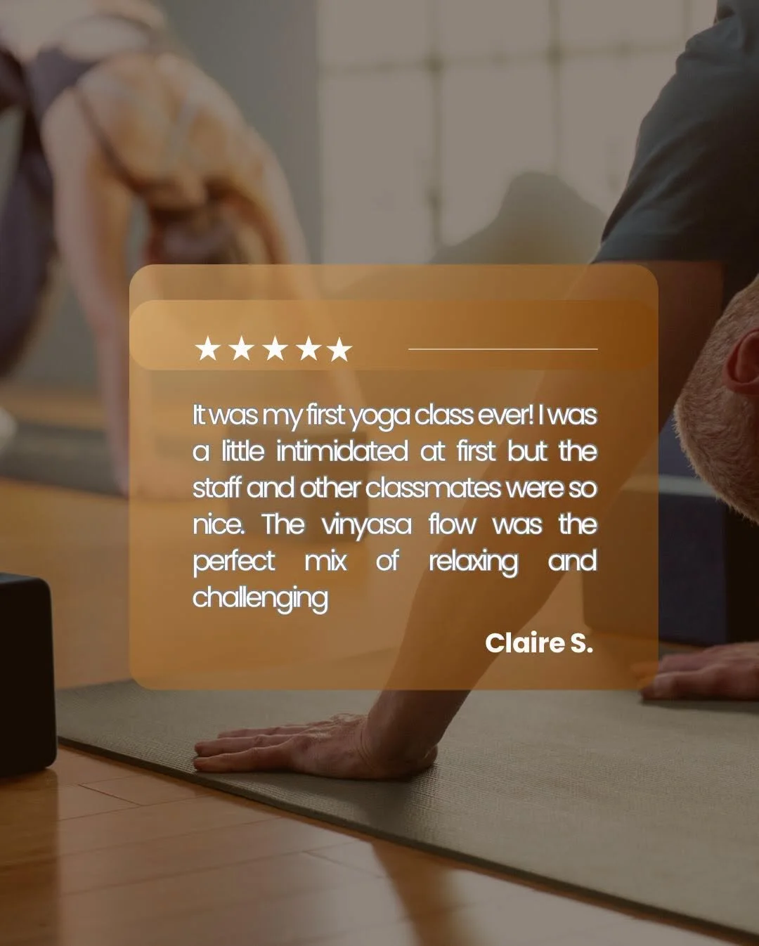 The 5-star reviews have been pouring in lately &amp; we couldn&rsquo;t be more grateful 🌟

From the energy of the space to the heart our teachers bring to every class &amp; event, it means so much to us to hear how much you are enjoying everything w