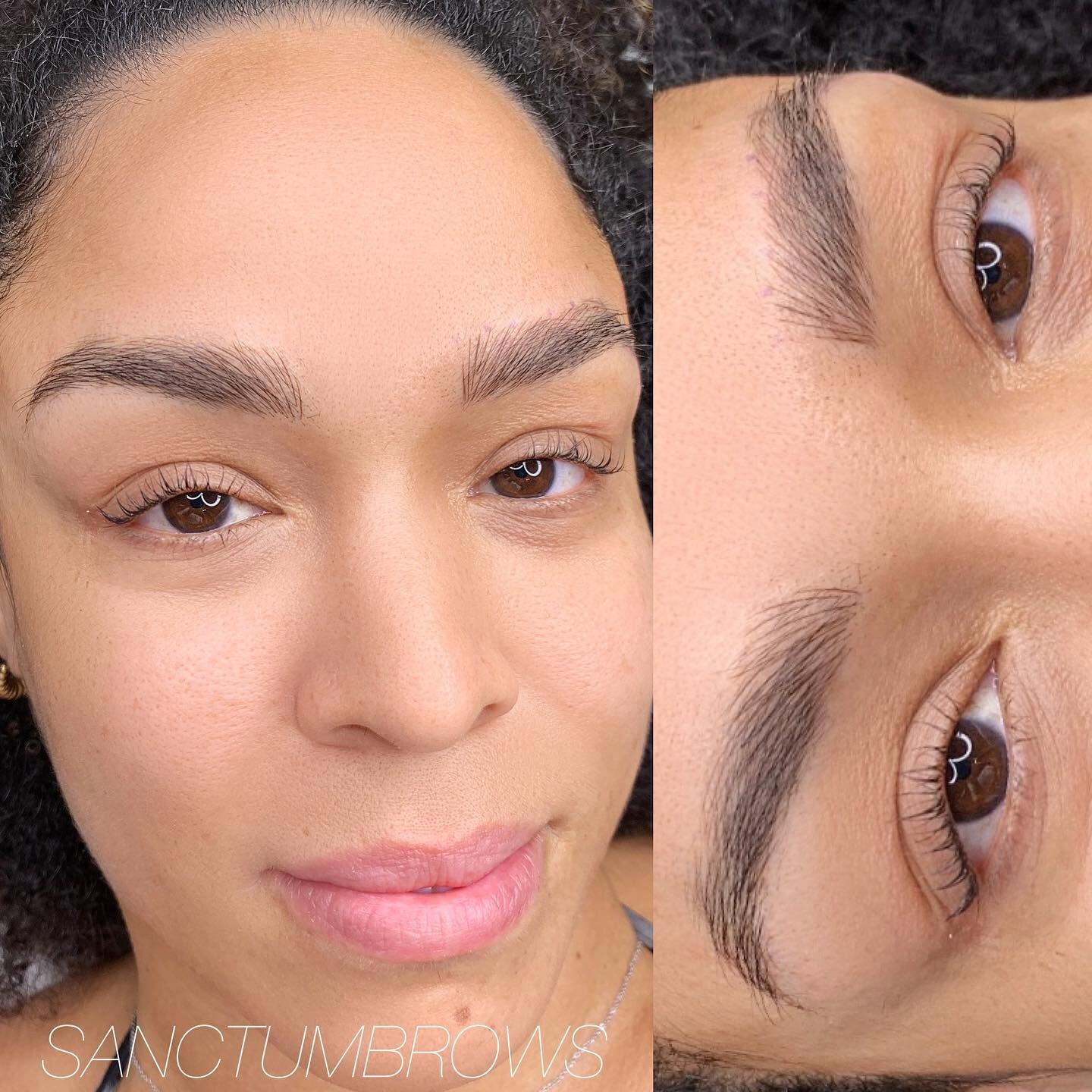 Undetectable Microblading results are my specialty ✨

Swipe to see her before! 

Did you know that each set of brows is 100% customized to enhance your natural features? 

The first half of the appointment I consult about brow goals, then custom desi