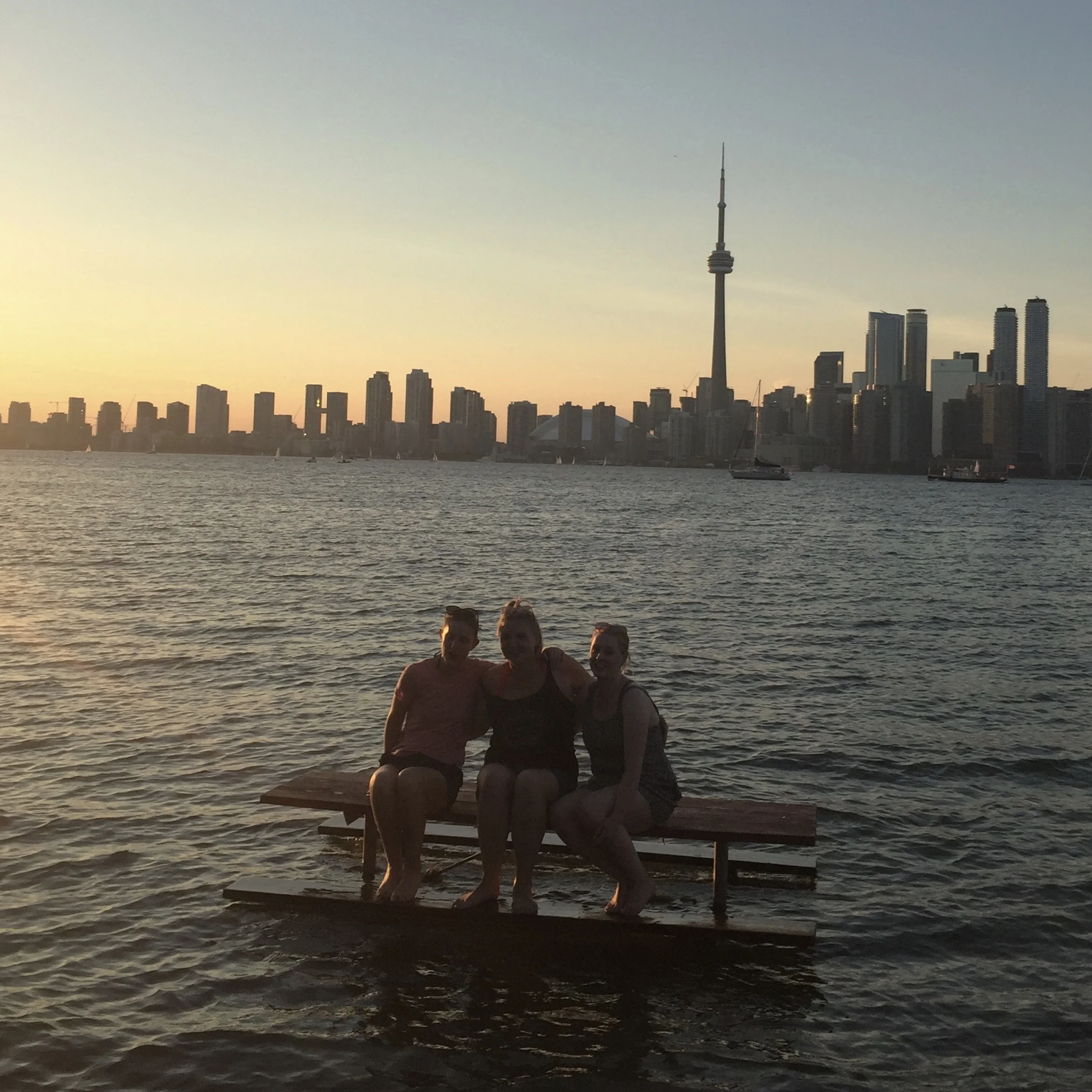 Sunset at Toronto Island, courtesy of our French boy paparazzi.