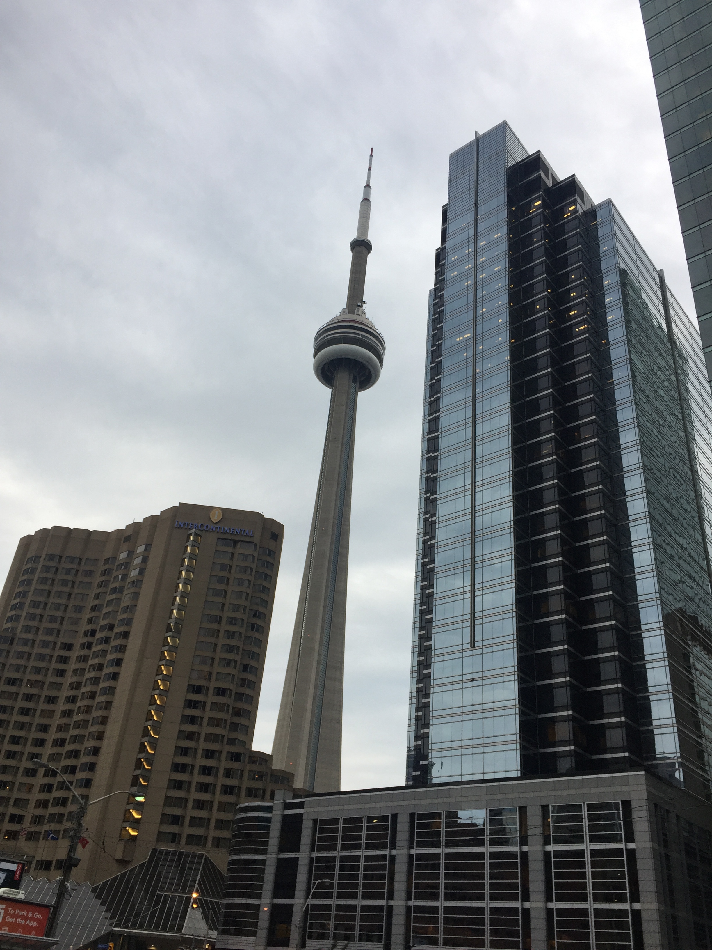 Sometimes, a glimpse of the CN Tower is enough to brighten my day – even on the cloudy ones.