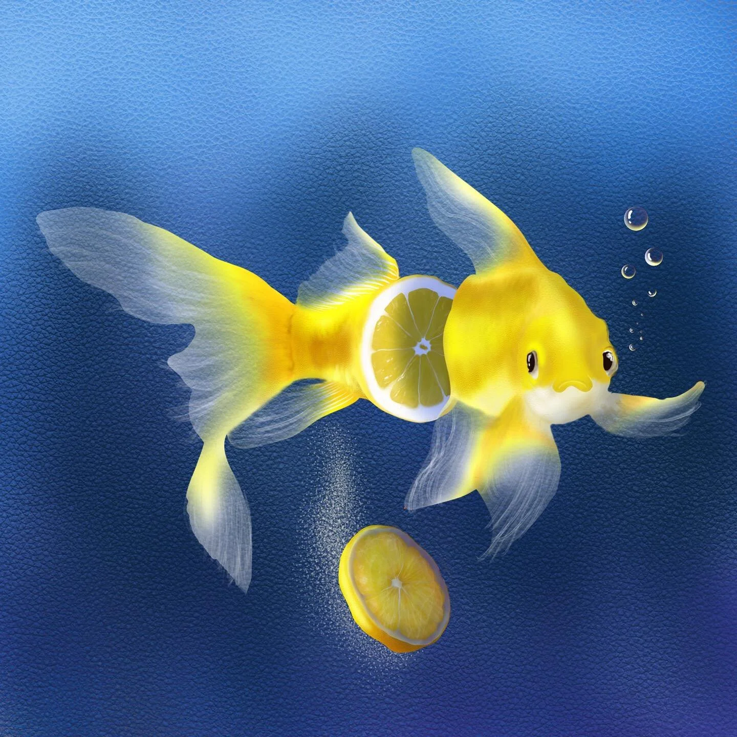 🐠🍋 playing with some surreal illustration styles!