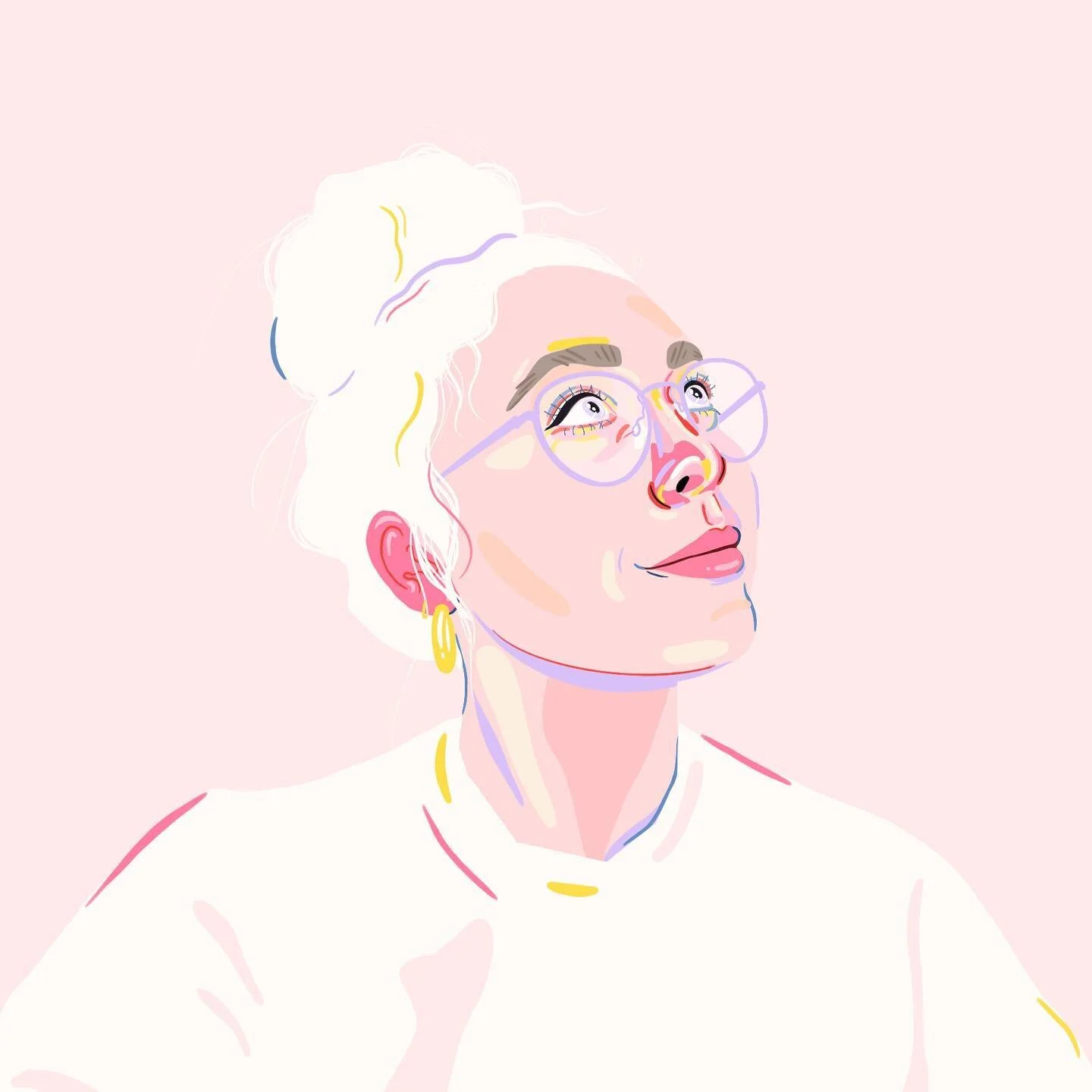 Some self-portrait work! 🧍🏻&zwj;♀️