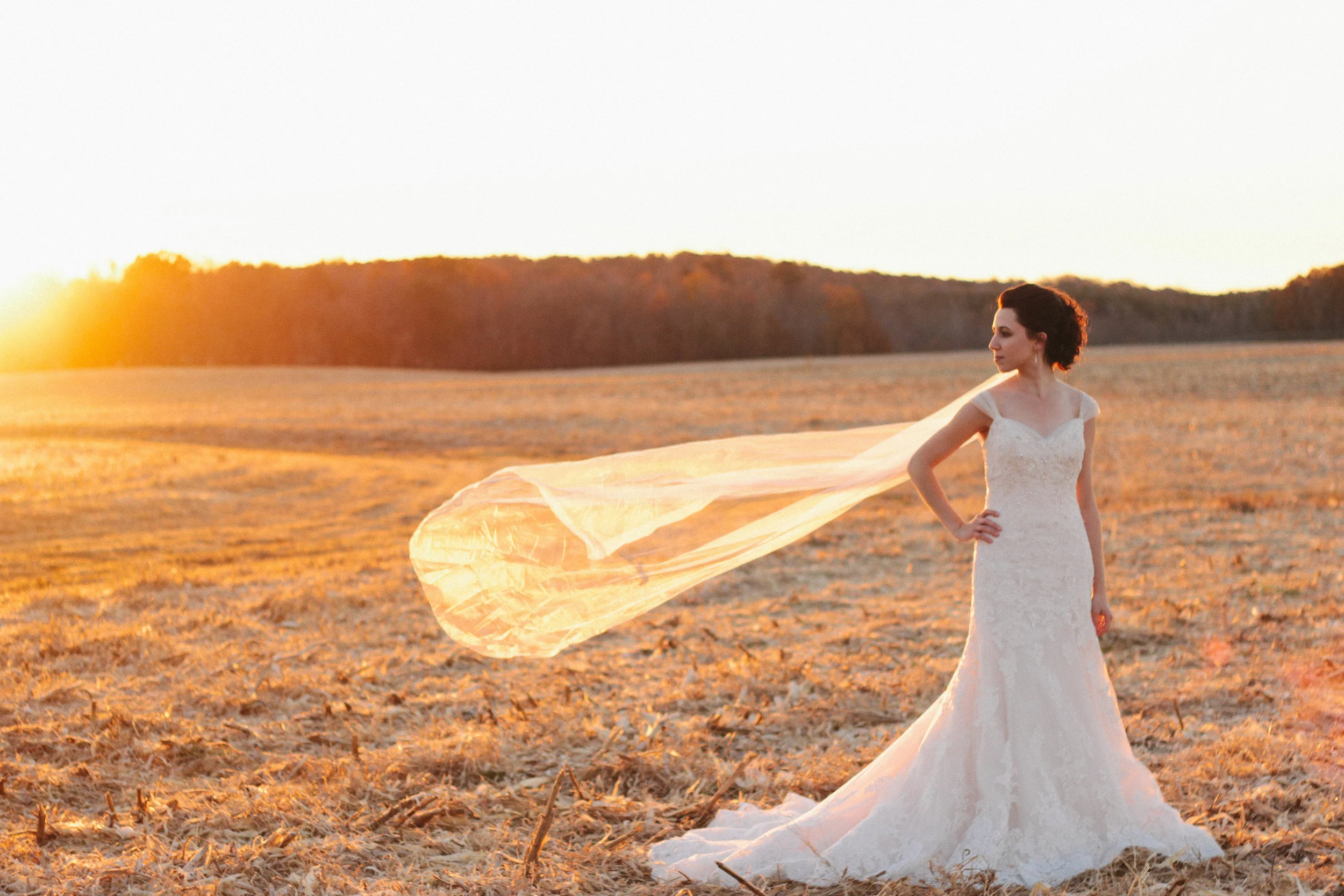 We interrupt this Very Serious Bridal Shoot to bring you a slice of reality. When you don’t have a breeze that is juuuuust right, you have your little-sister-turned-assistant to make the veil do the floaty thing and then run out of the frame as fast as she can.