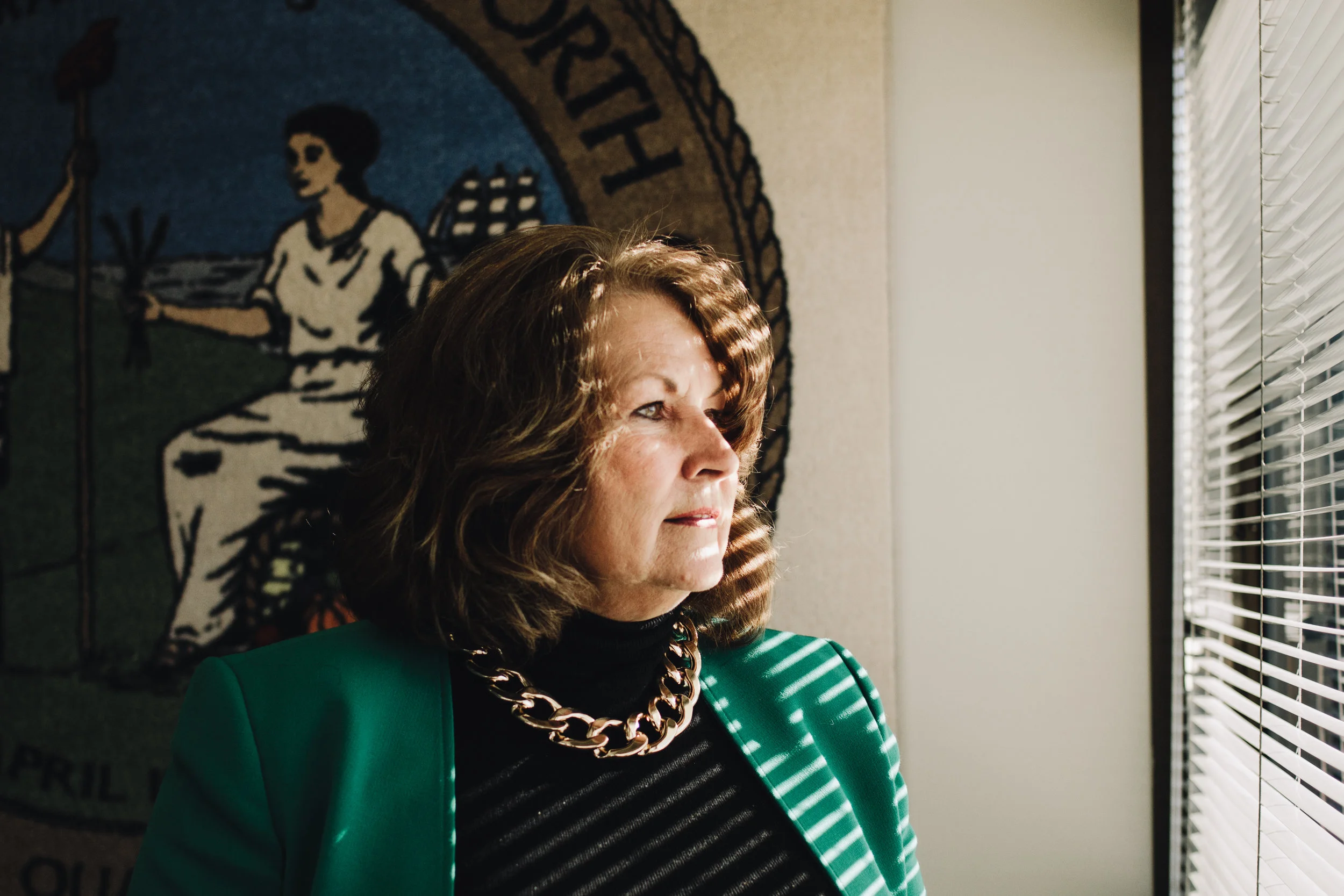 State representative Pat McElraft. Spending the day with her at work in the state legislature felt all new. It was challenging in the best way possible (the legislature culture, not the representative - she was easy).