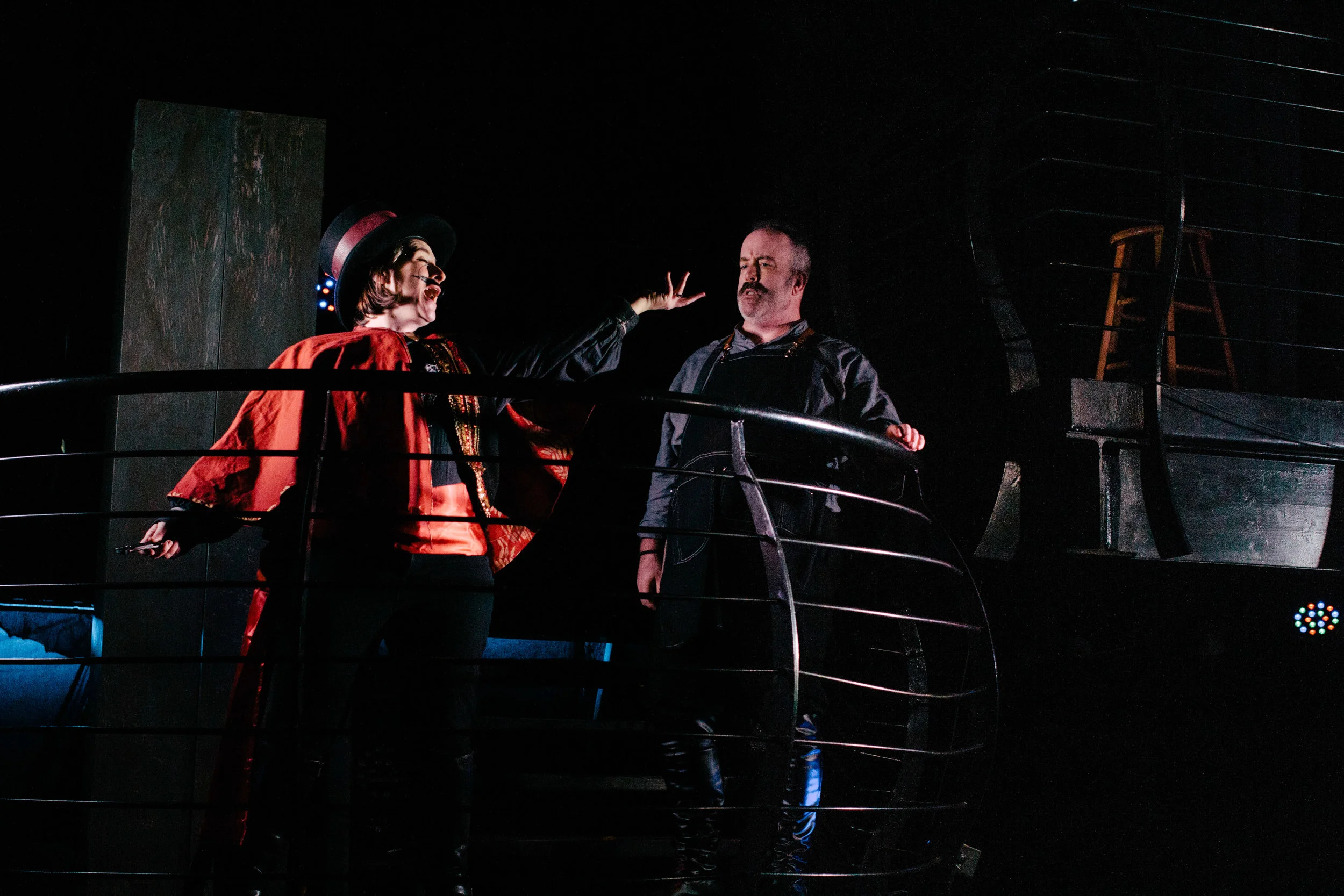 Pirelli recognized Todd as the former Benjamin Barker, and threatens blackmail. Panicked, Todd murders him.