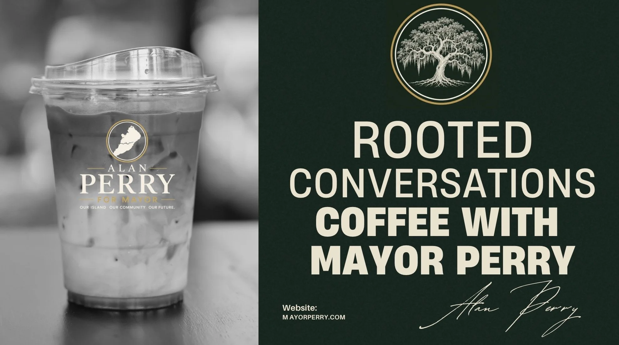 Rooted Conversations: Coffee with Mayor Alan Perry
