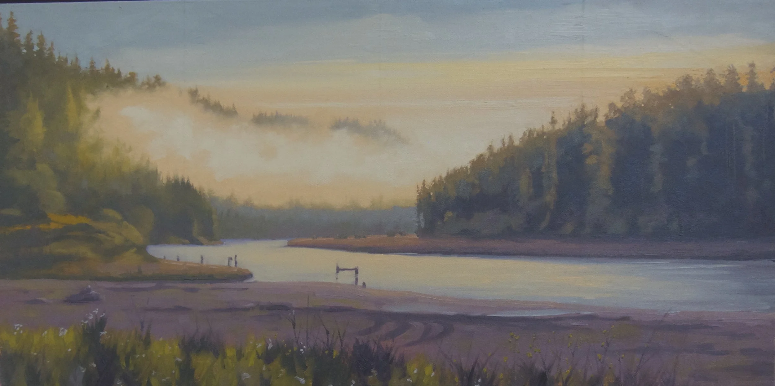 Big River Morning, Mendocino