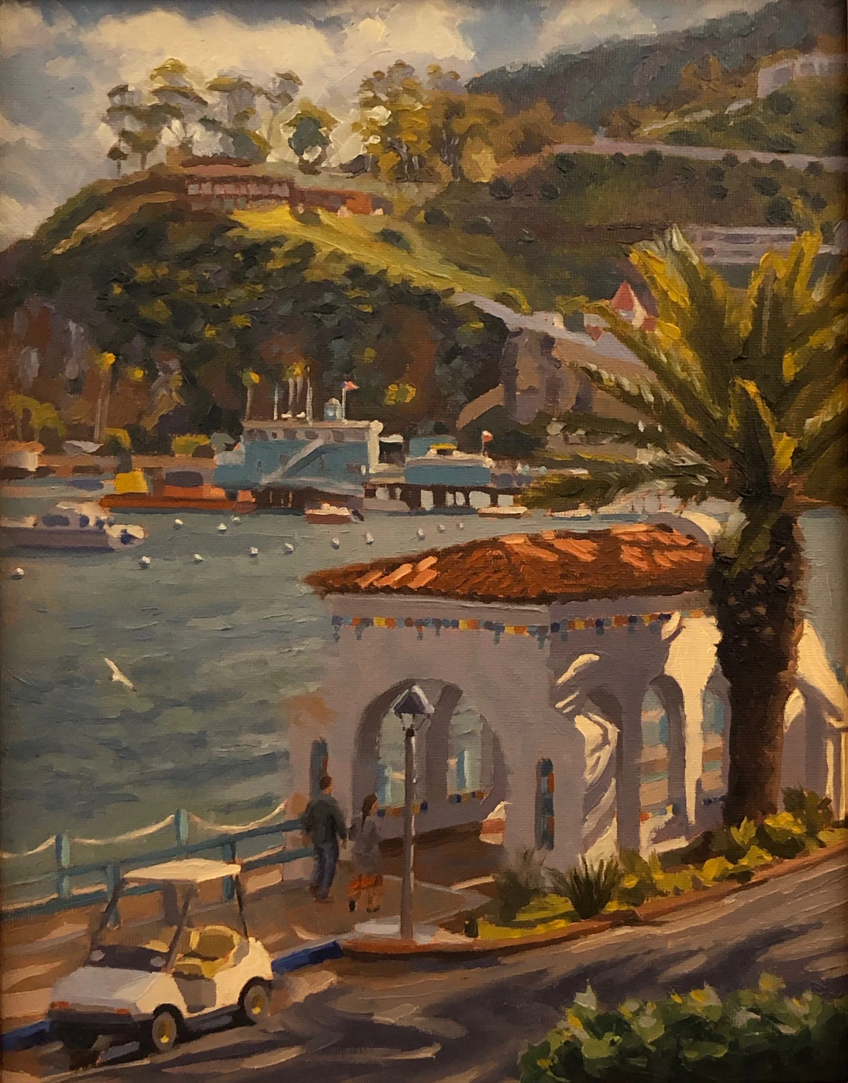Avalon Catalina plein air painting