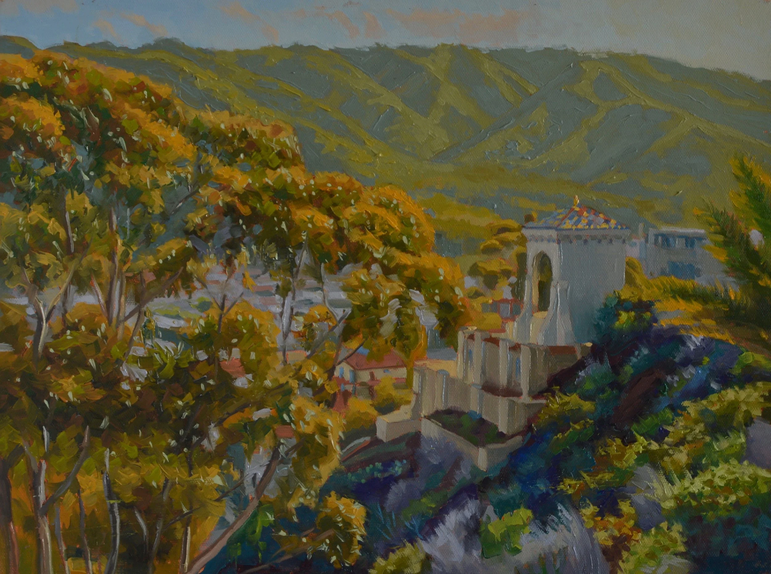 Avalon Catalina Island plein air painting