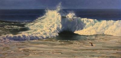 Squeezed aat the Newport Beach Wedge