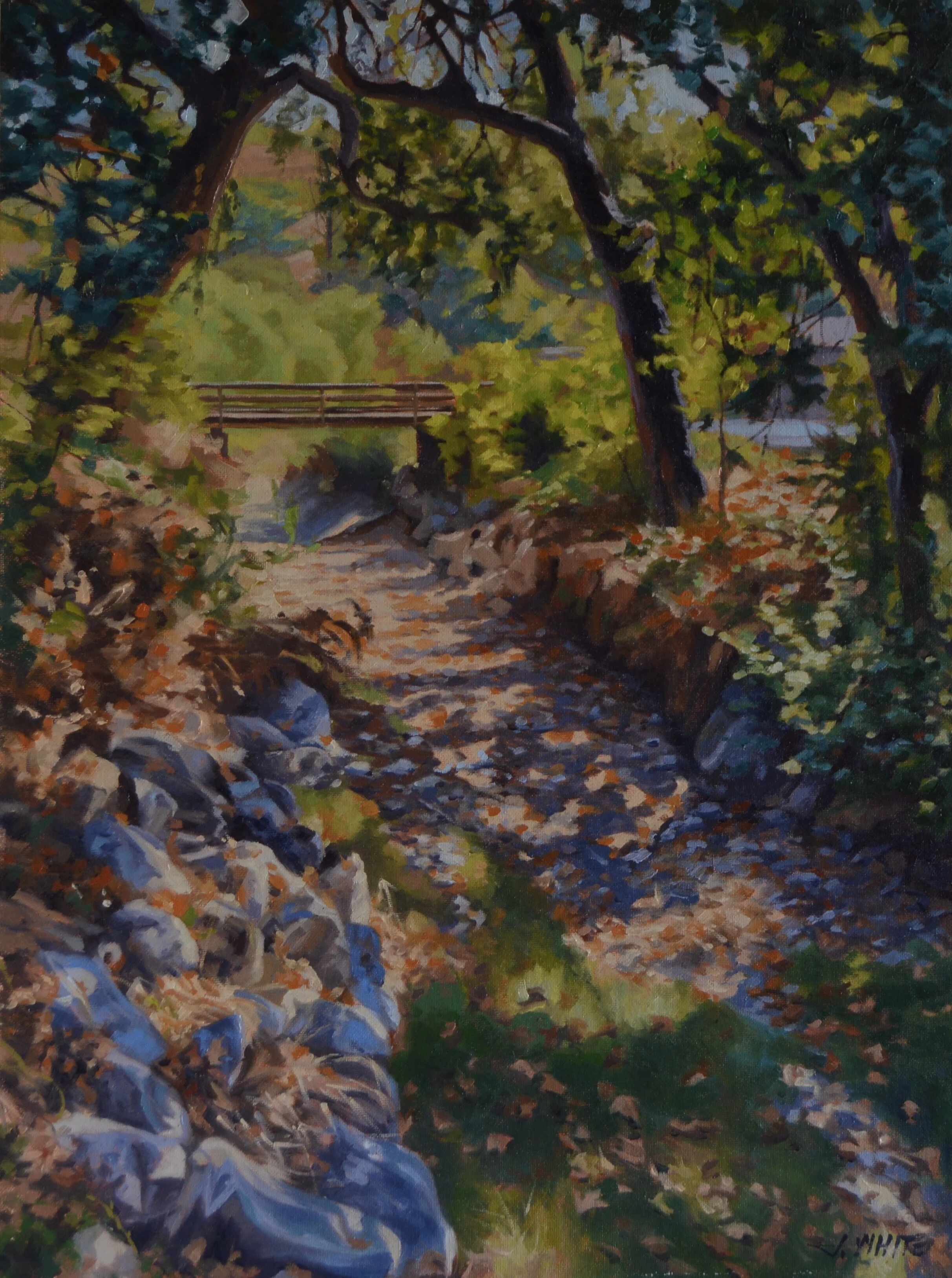 Fall Blanket Over the Riverbed 18x24.jpeg