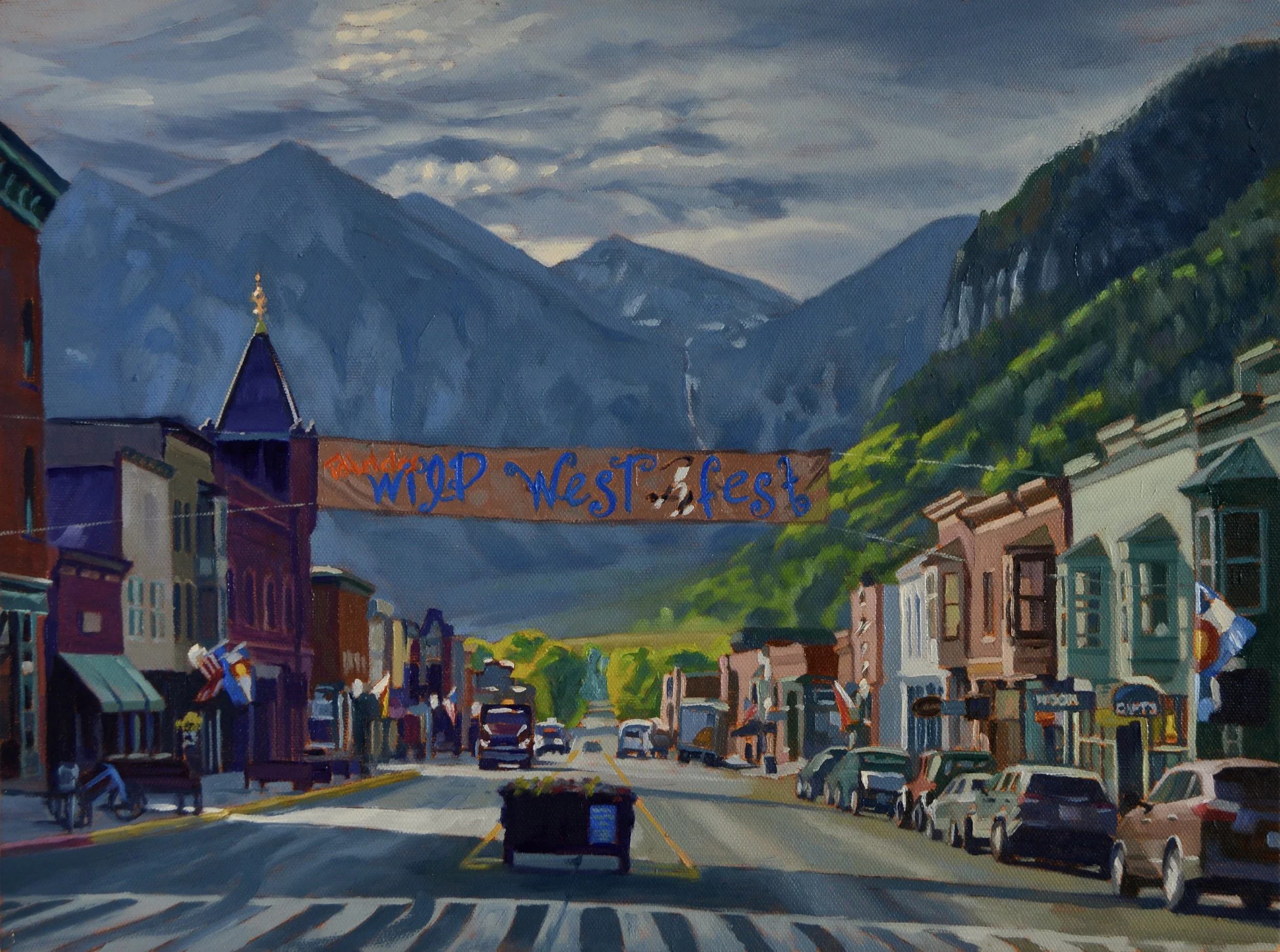 Sunrise in Telluride, Colorado