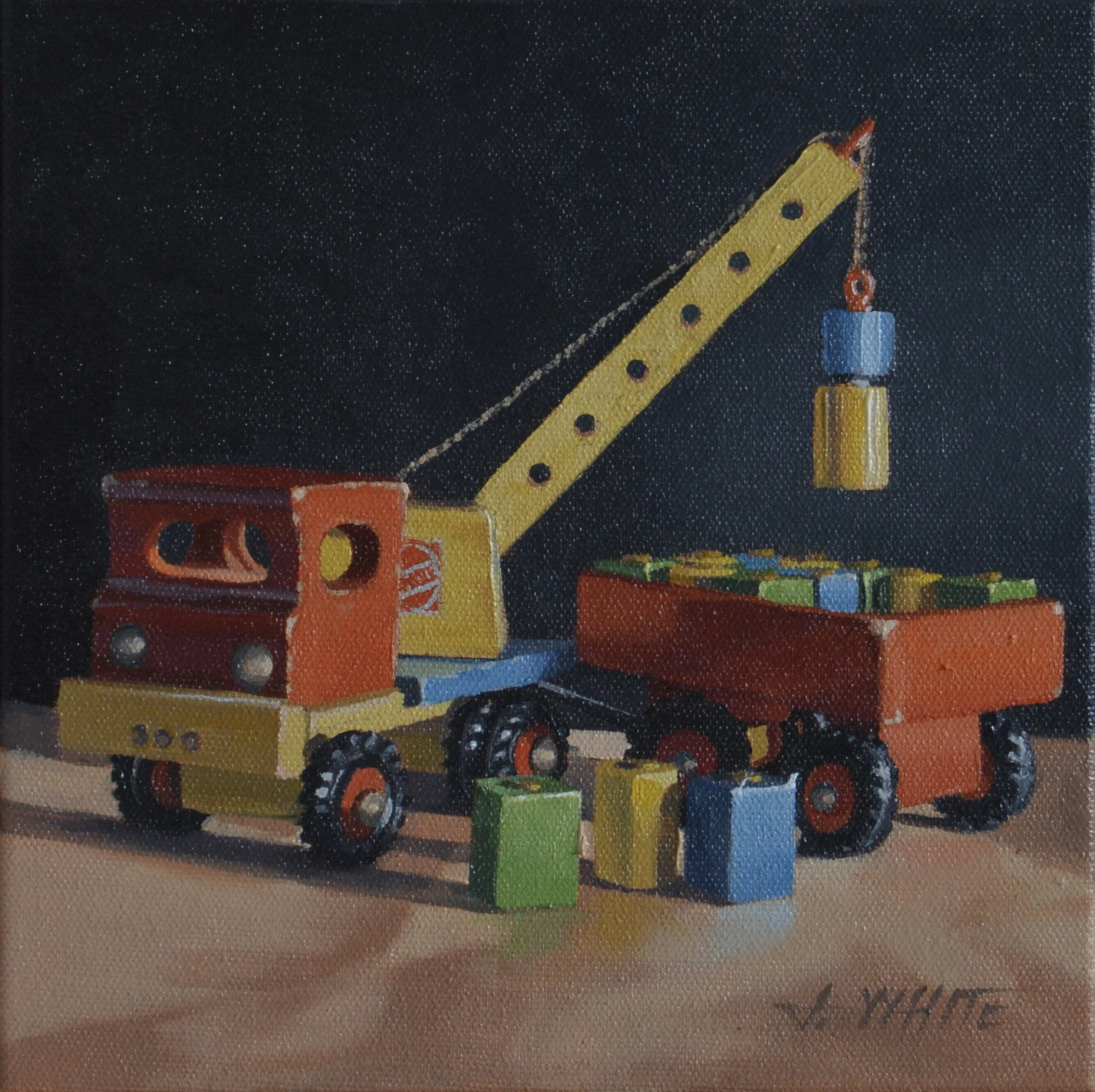 Crane unframed 8x8.JPG