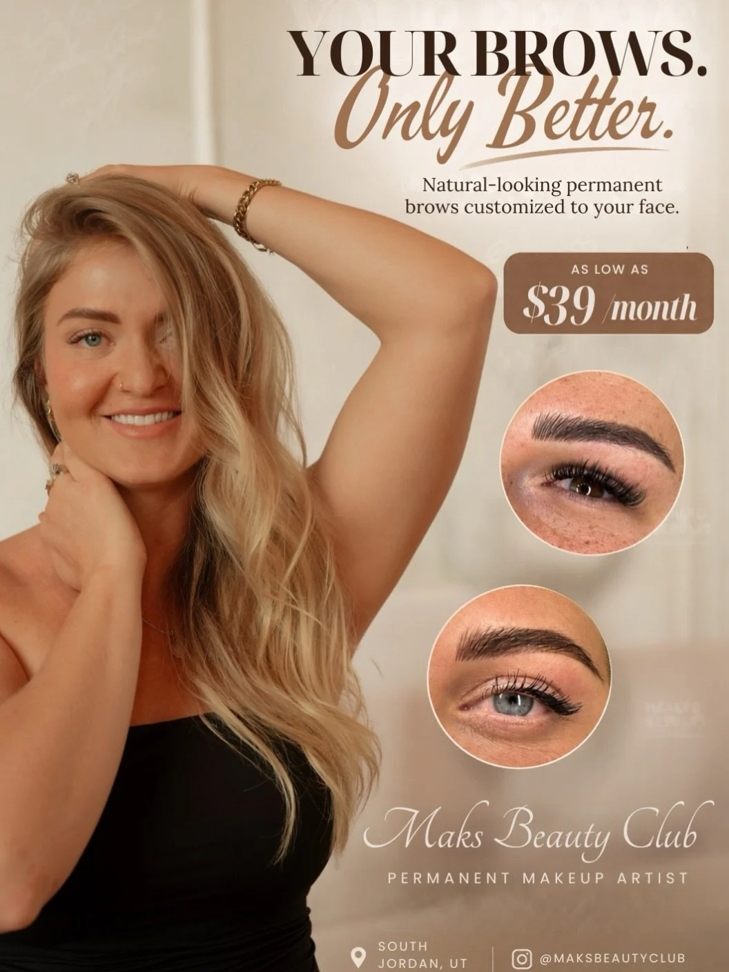 Im so excited to announce that I will now be offering financing for my Permanent Brow services! This works for New Brows &amp; even Touch Ups! I&rsquo;ve been looking for an option that would fit for my clients and am so happy I found an amazing comp