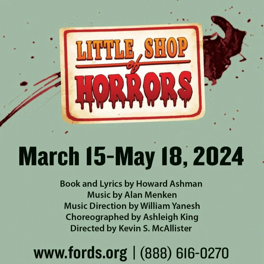Ford's Theatre Little Shop of Horrors Promo