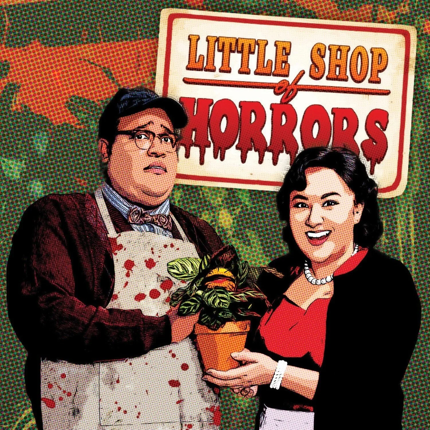 Ford's Theatre Little Shop of Horrors 2024 promotional art