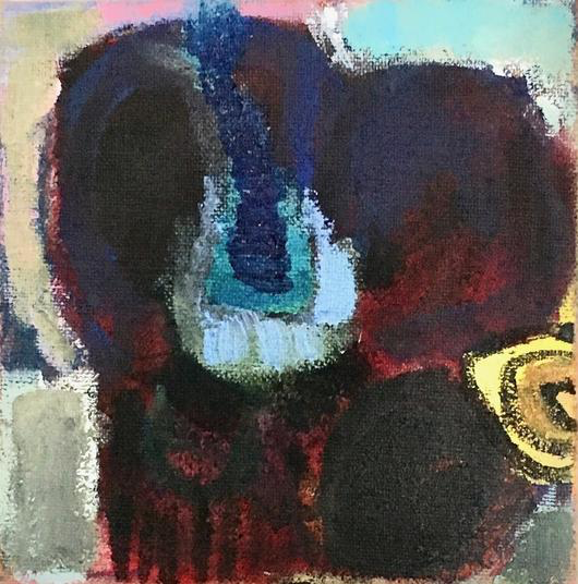 mixed media abstract painting by neicy frey