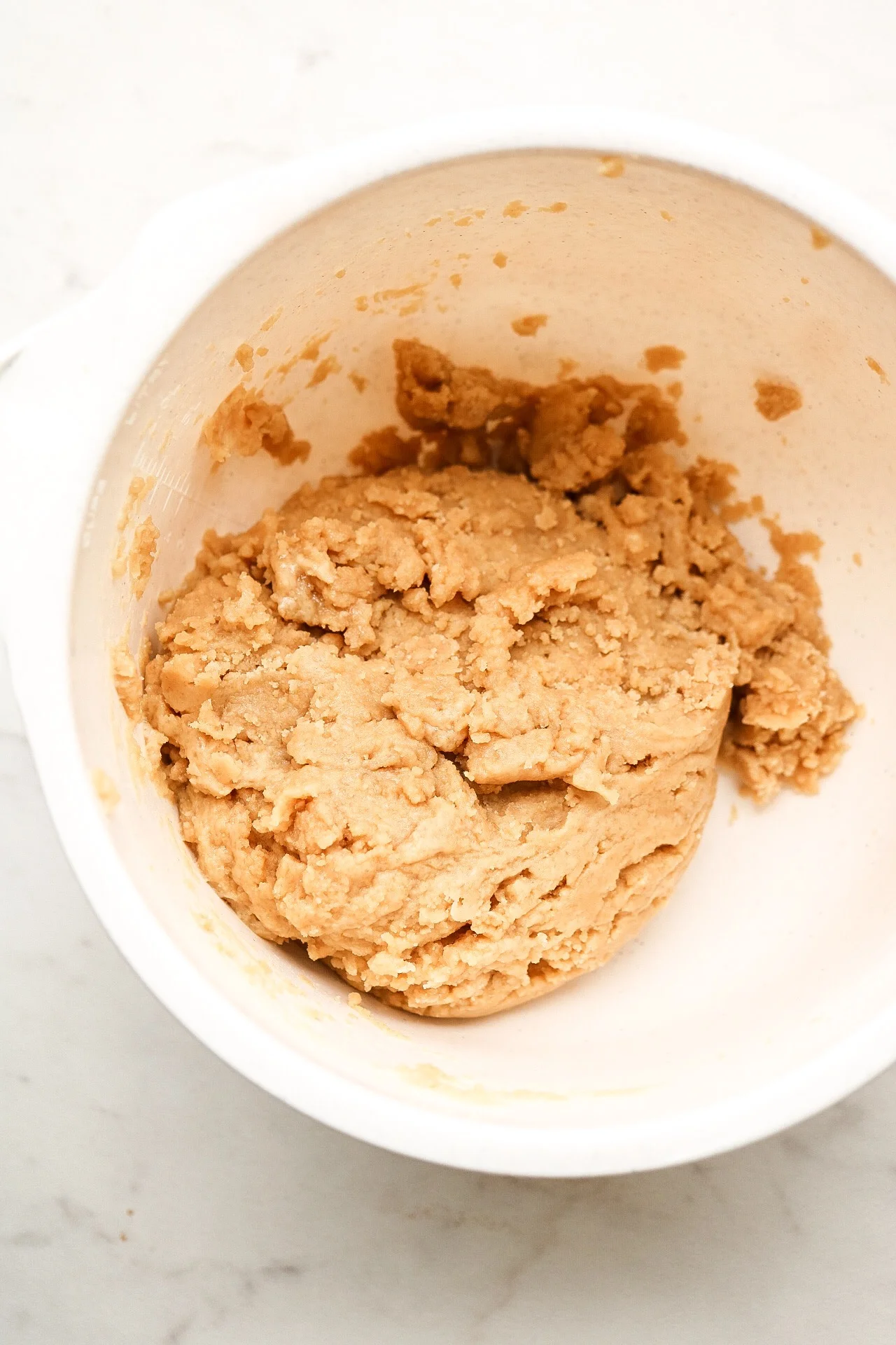 The cookie dough - just roll into balls and place on your baking tray!