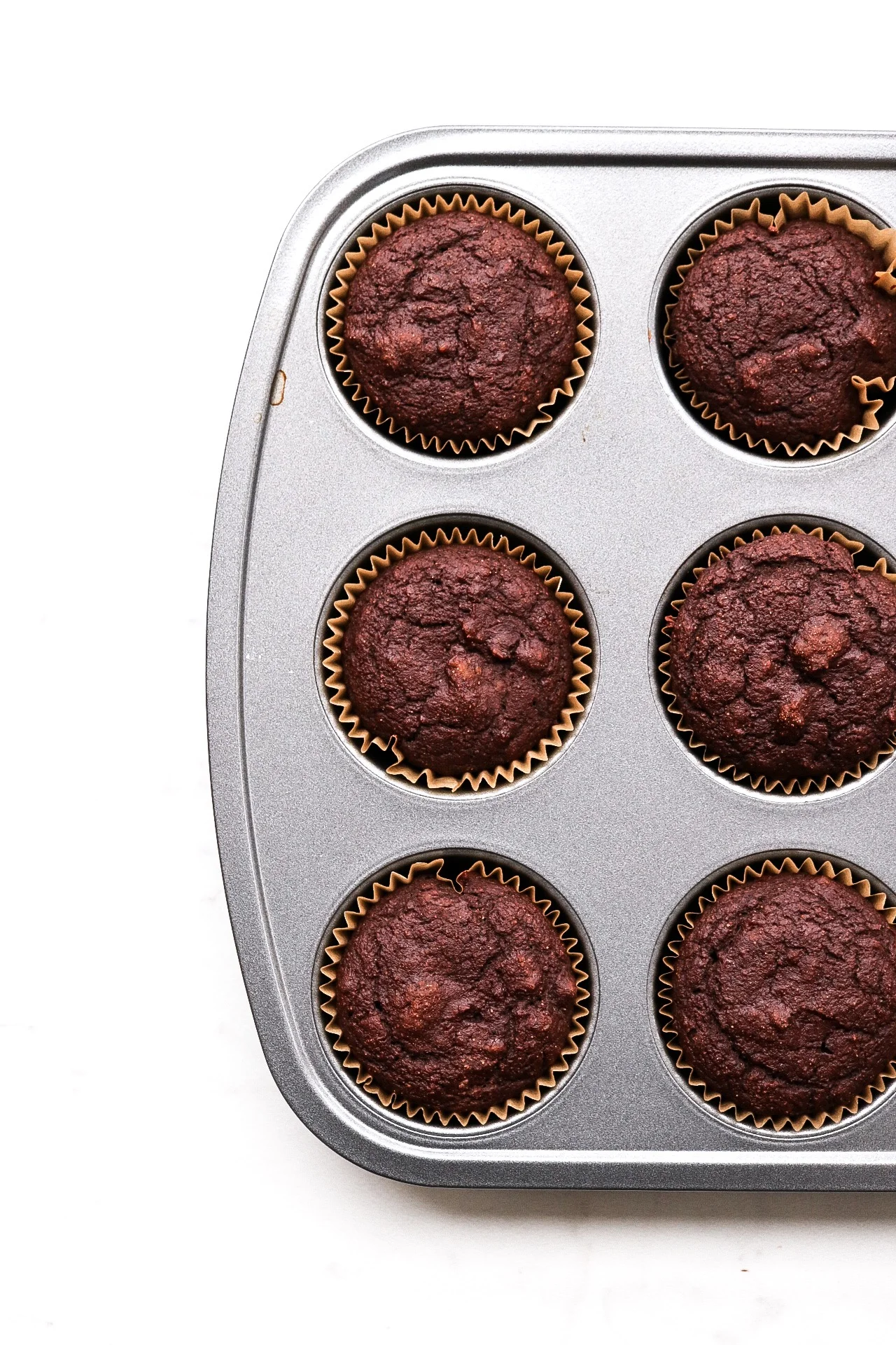 Fresh out of the oven - let them cool before piping on the frosting!