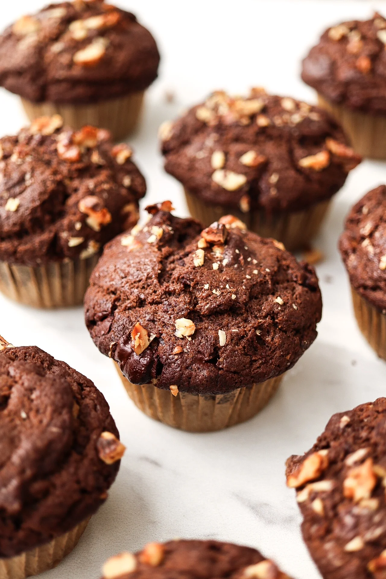 What I love about these muffins is that they have a crunchy muffin top - just the way a true coffee shop muffin should!