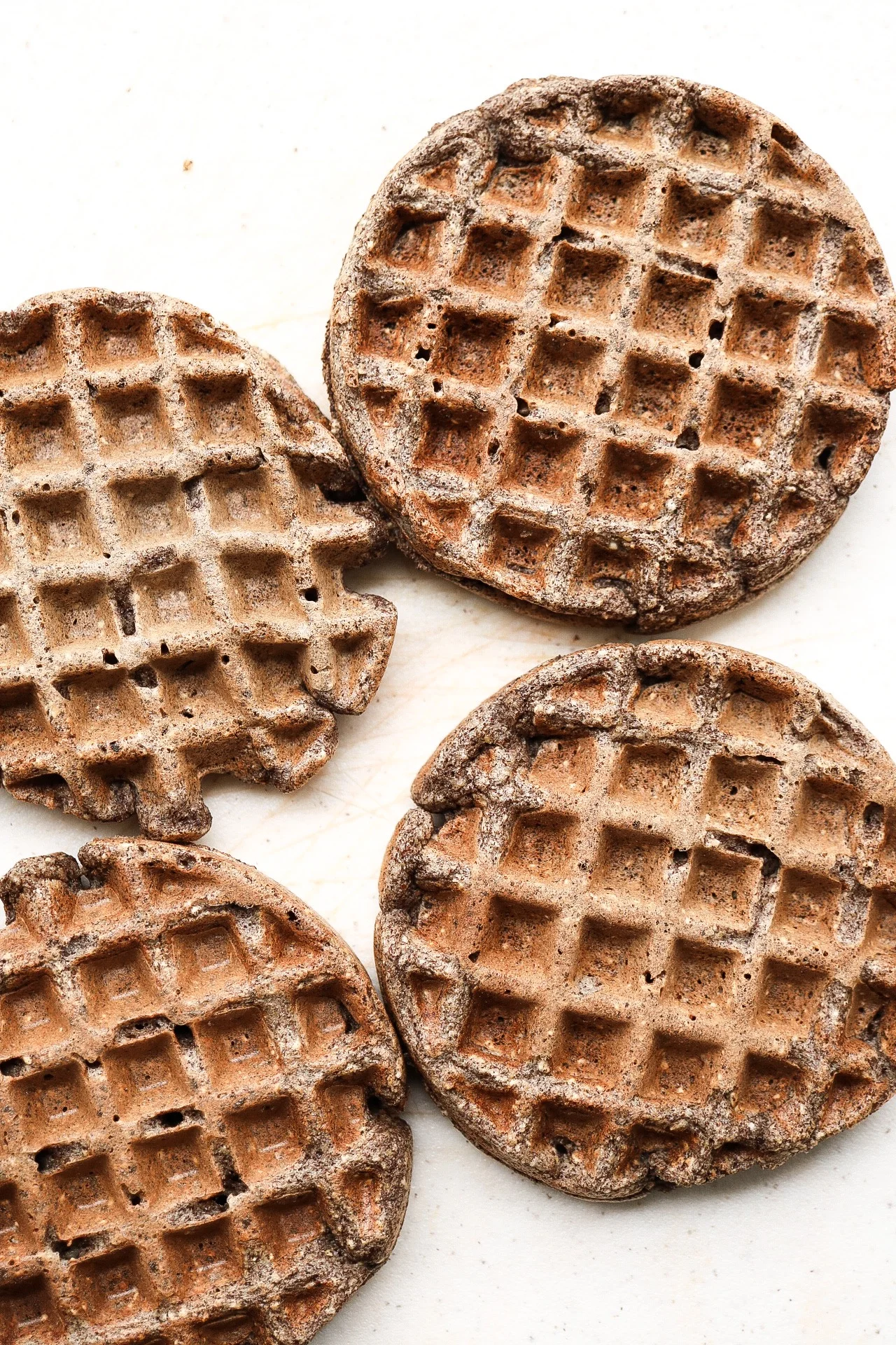 Waffles should come out looking golden and crispy!