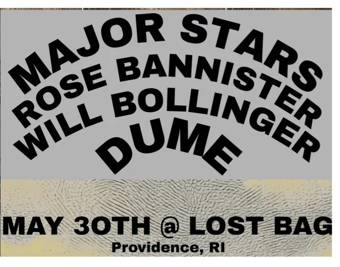 Rose Thomas Bannister at Lost Bag, Providence, RI with Major Stars, Will Bollinger and DUME