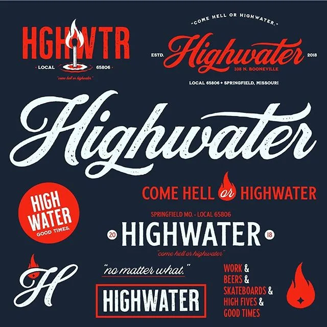 And we&rsquo;re up! Highwater is a creative gathering commons, office space, after-hours members-only bar, skateboard palace and high-five factory. Located in downtown Springfield, Missouri, it currently houses three independently owned creative comp