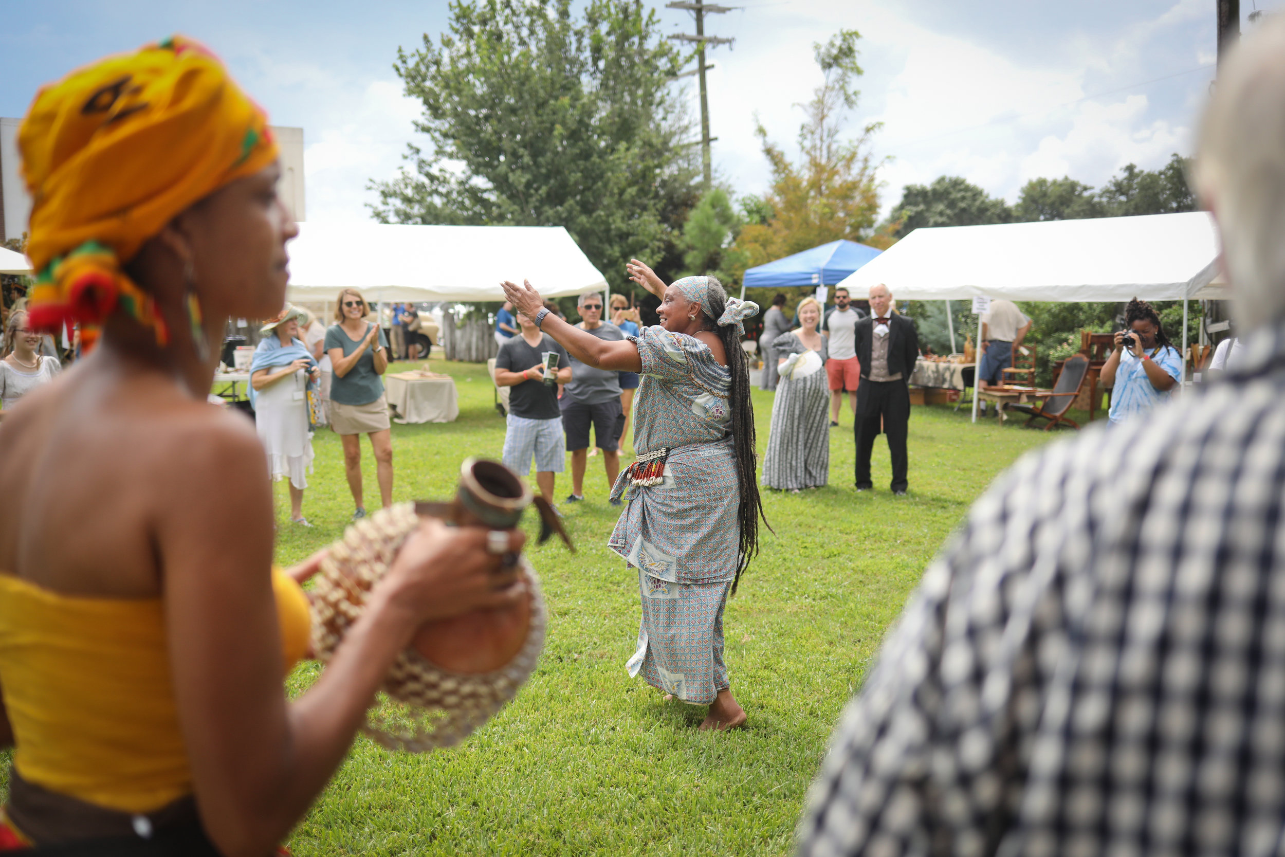 Bamboula performing