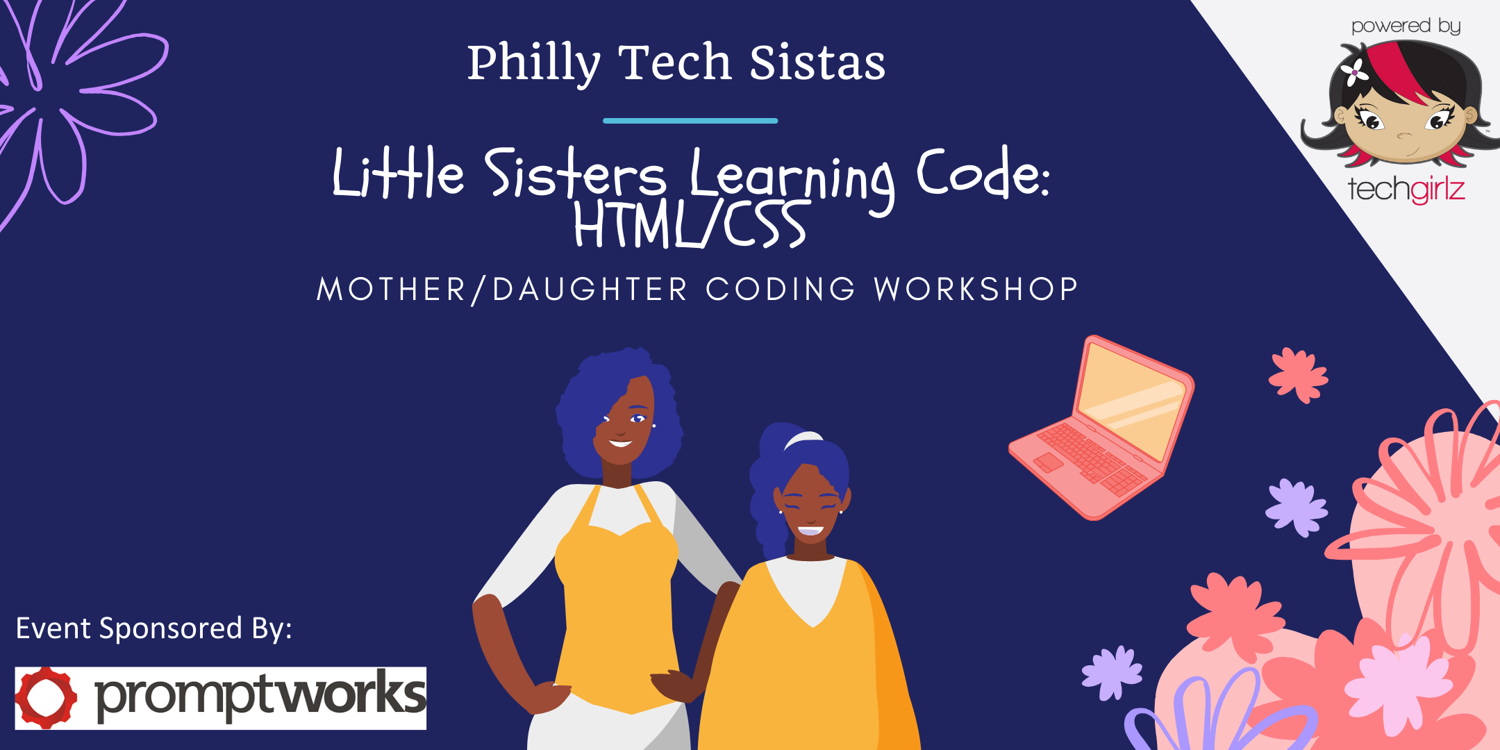 Little Sisters Learning Code: Mother/Daughter Coding Workshop