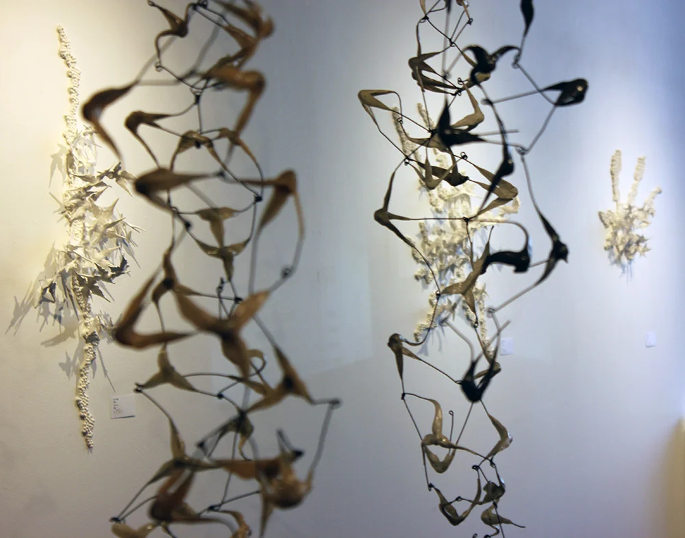 Installation view of "Reverberations" at SYNC Gallery