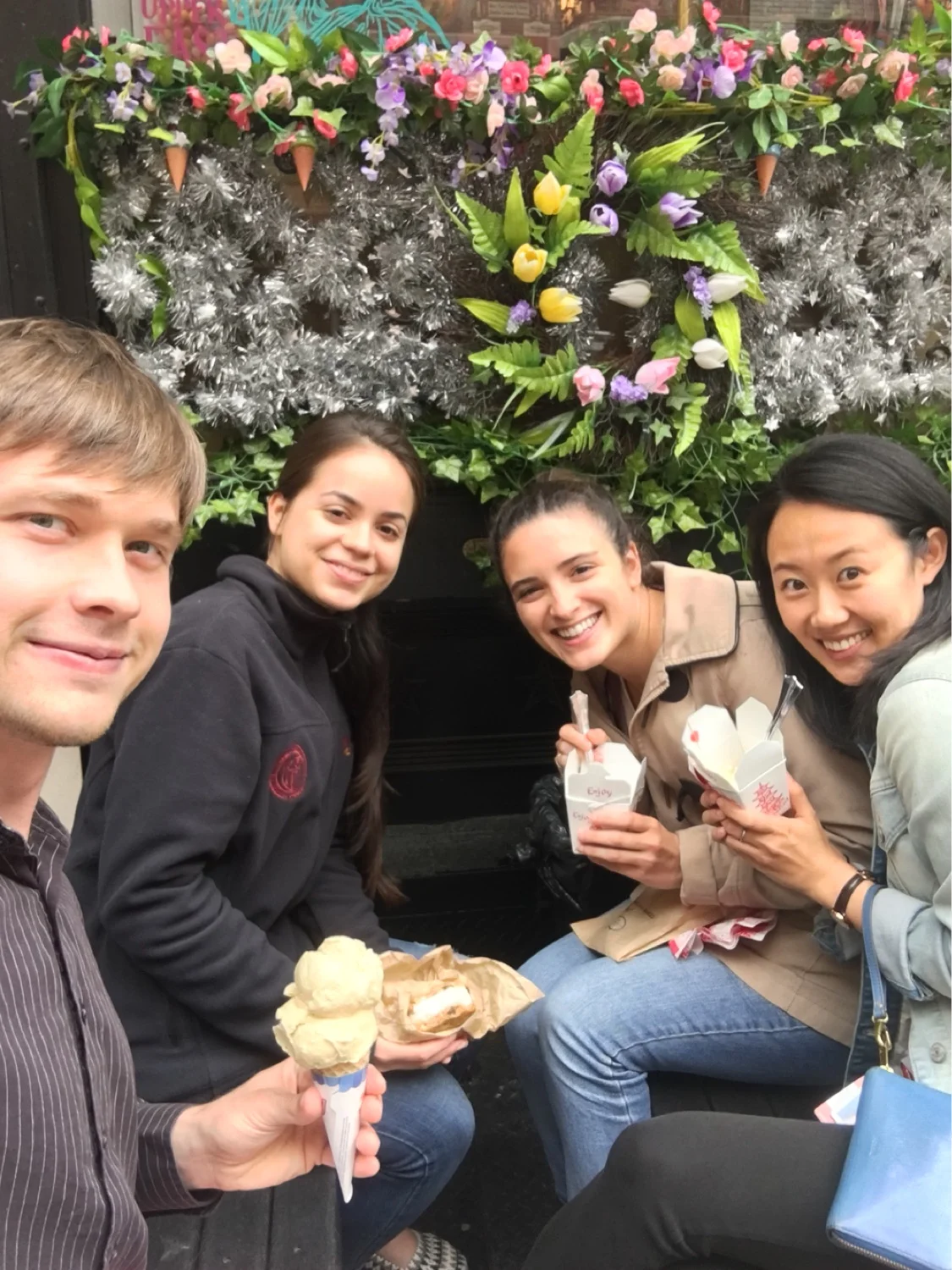 Ice cream for the newly minted PhD candidate! Congrats on passing your ACE, Katherine! Spring 2018