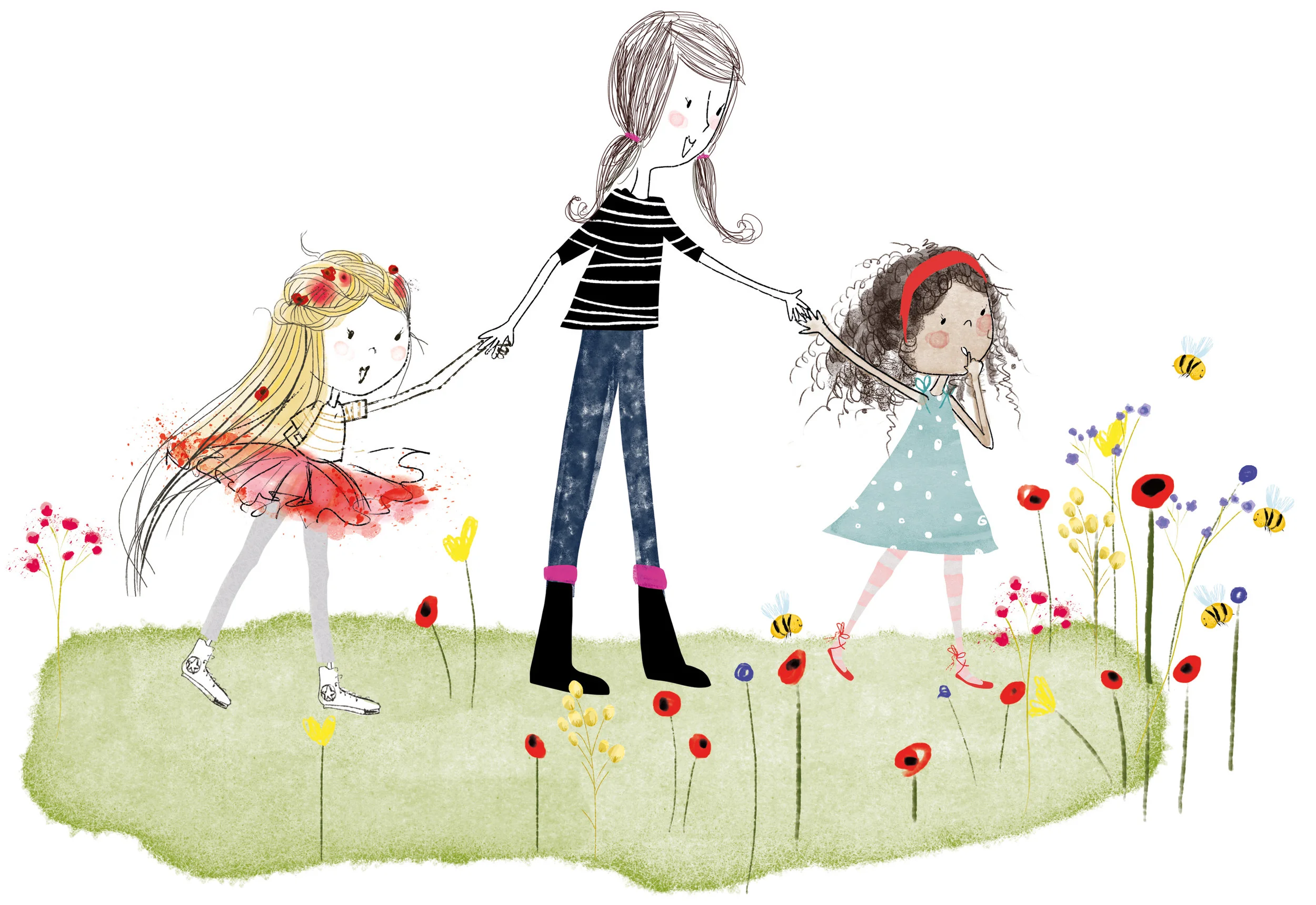 POPPY AND HONEY WITH BEES.jpg