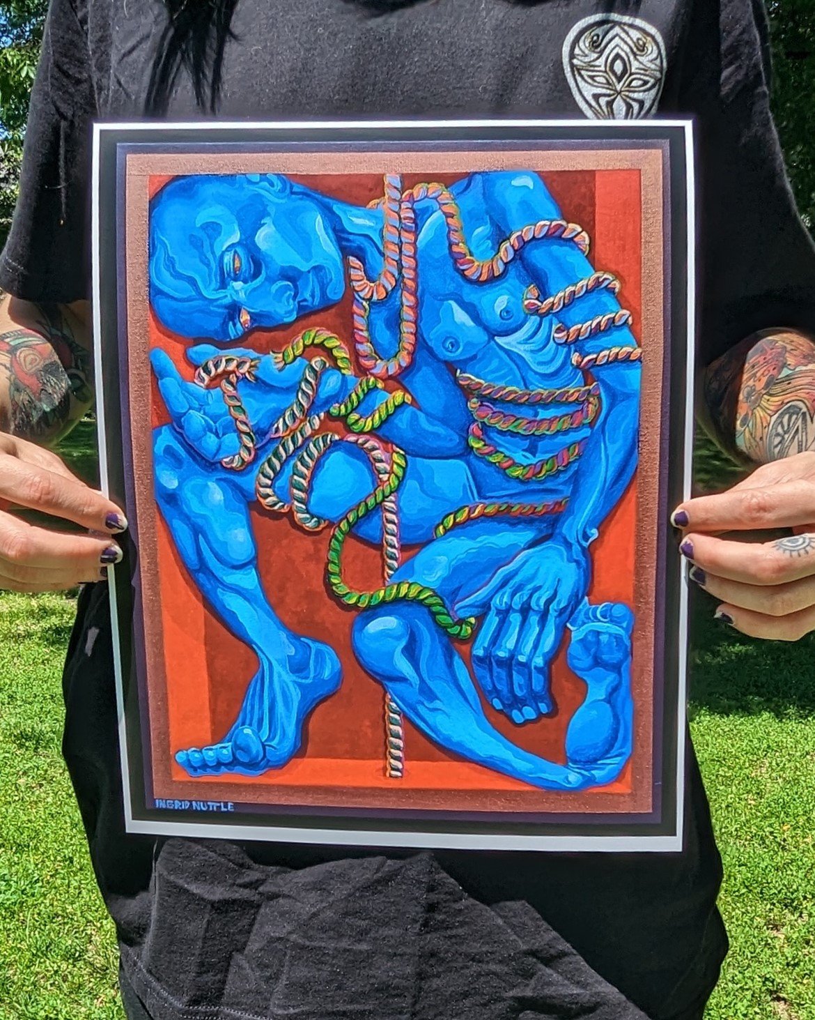 "Tied Up" large print