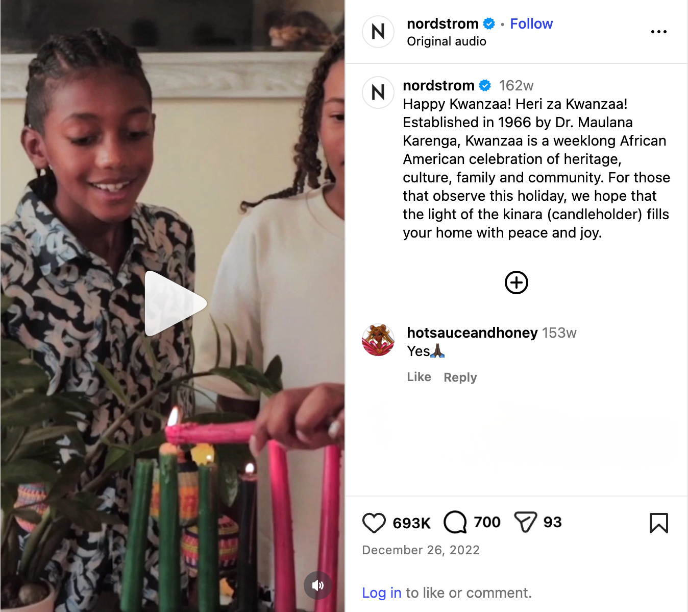 Nordstrom Kwanzaa Campaign