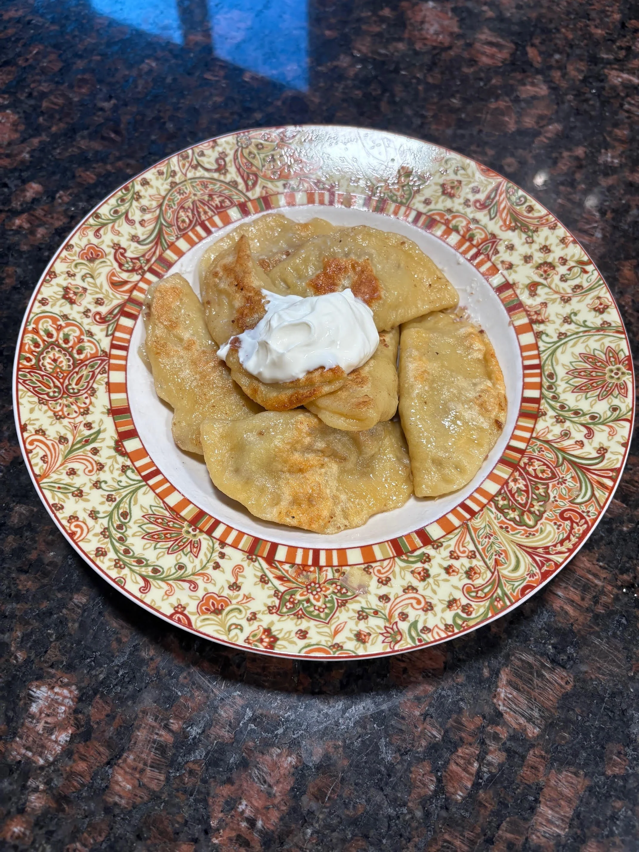 Plate of Pirogis by the author