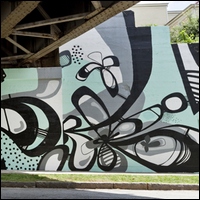 City mural painted by HENSE