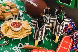 super bowl party with food