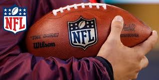 Football with NFL logo