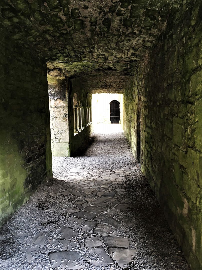 The underground parts of Bective Abbey in Ireland