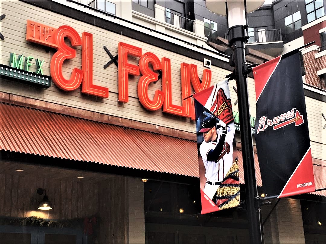 El Felix Restaurant facade in Battery Park Atlanta