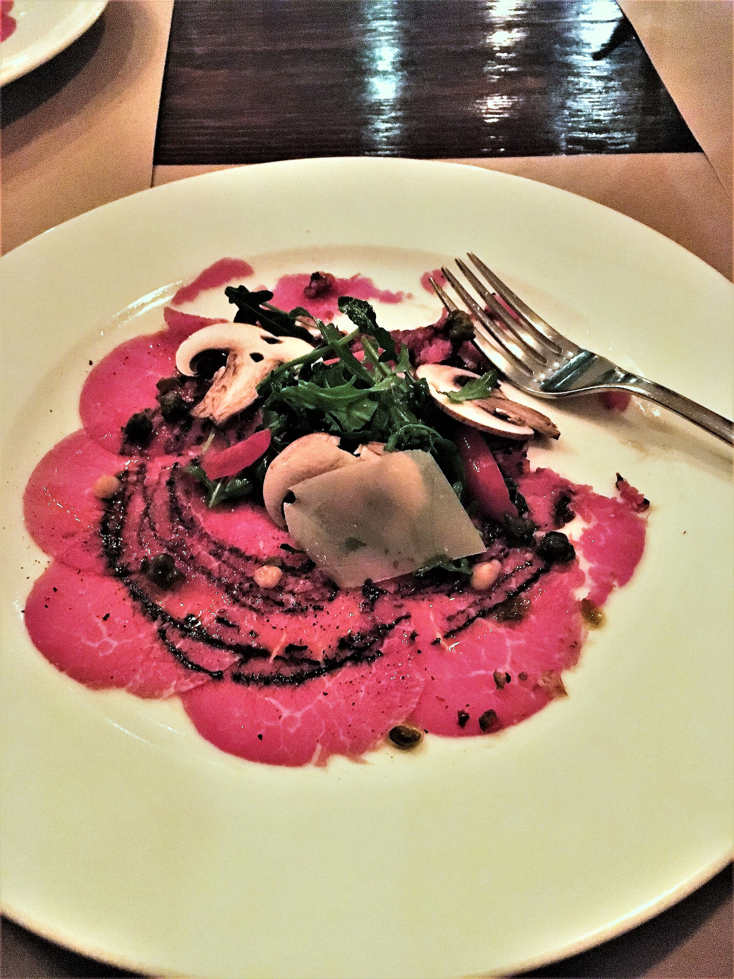 A food plate at Oliva Enoteca in Merida, Mexico