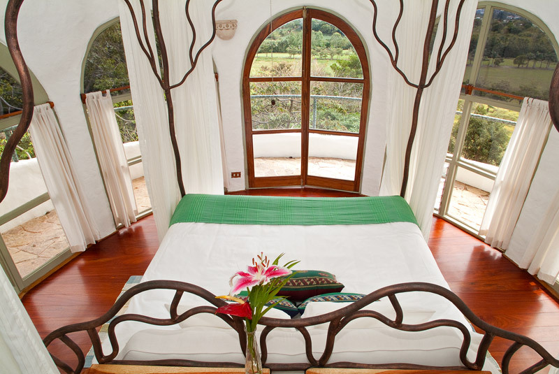 Bedroom in Finca Rosa Blanca in Costa Rica