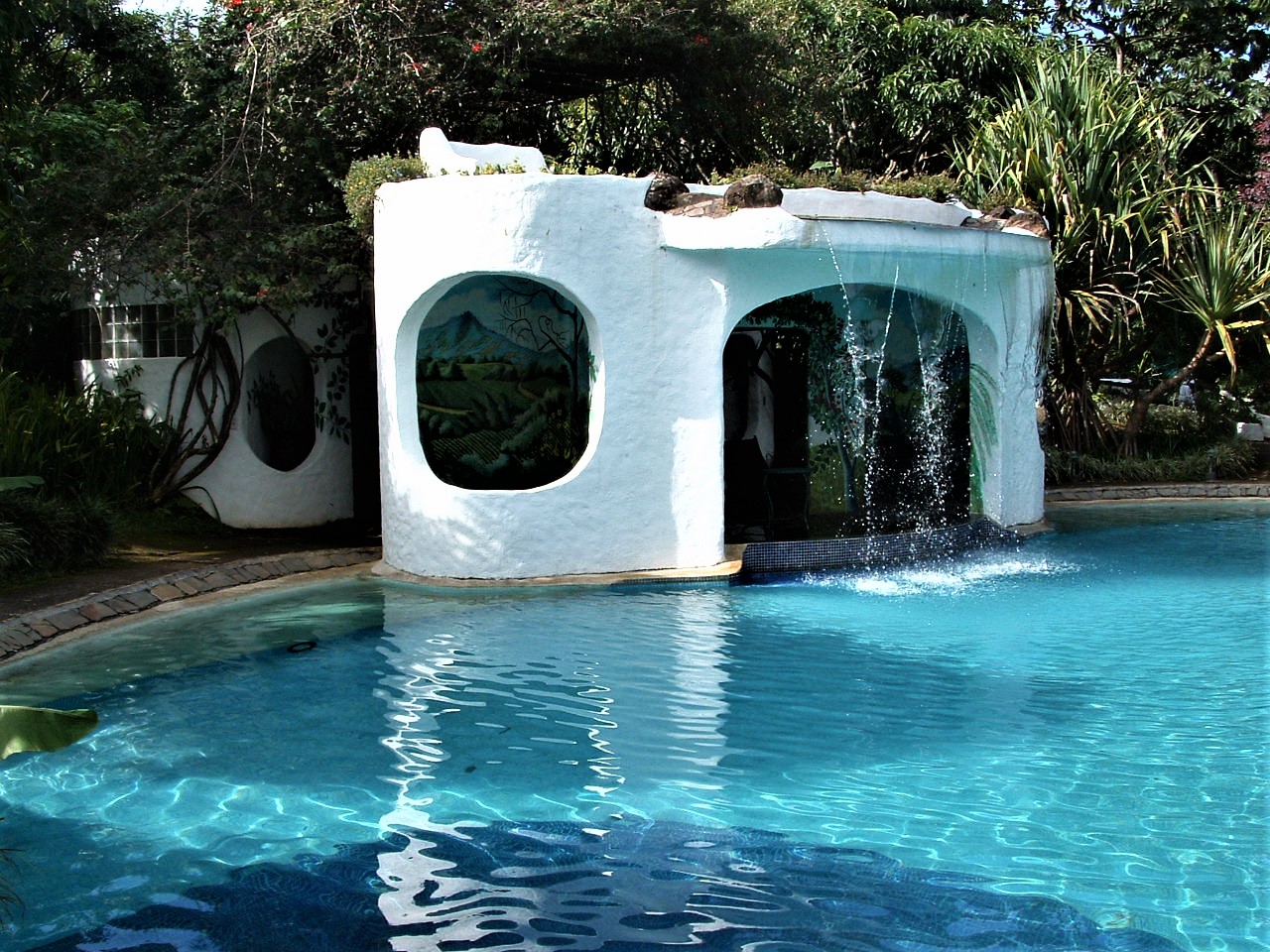 The pool at Finca Rosa Blanca in Costa Rica