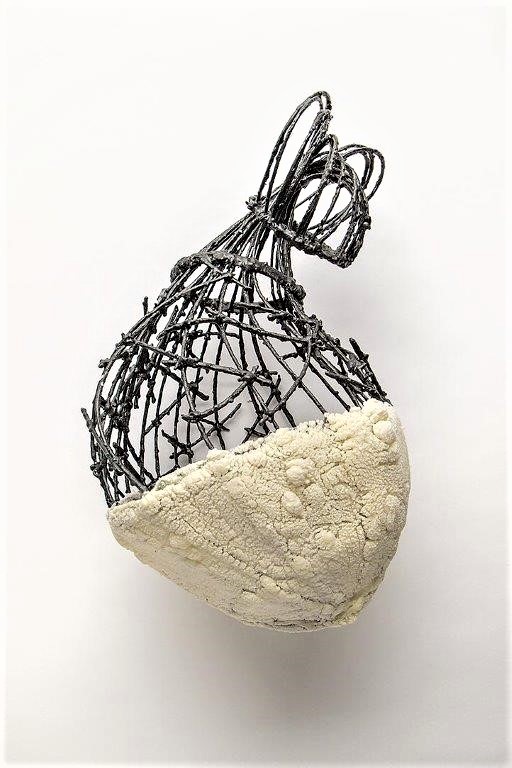 Mixed media sculpture by Eileen Braun called Set Free