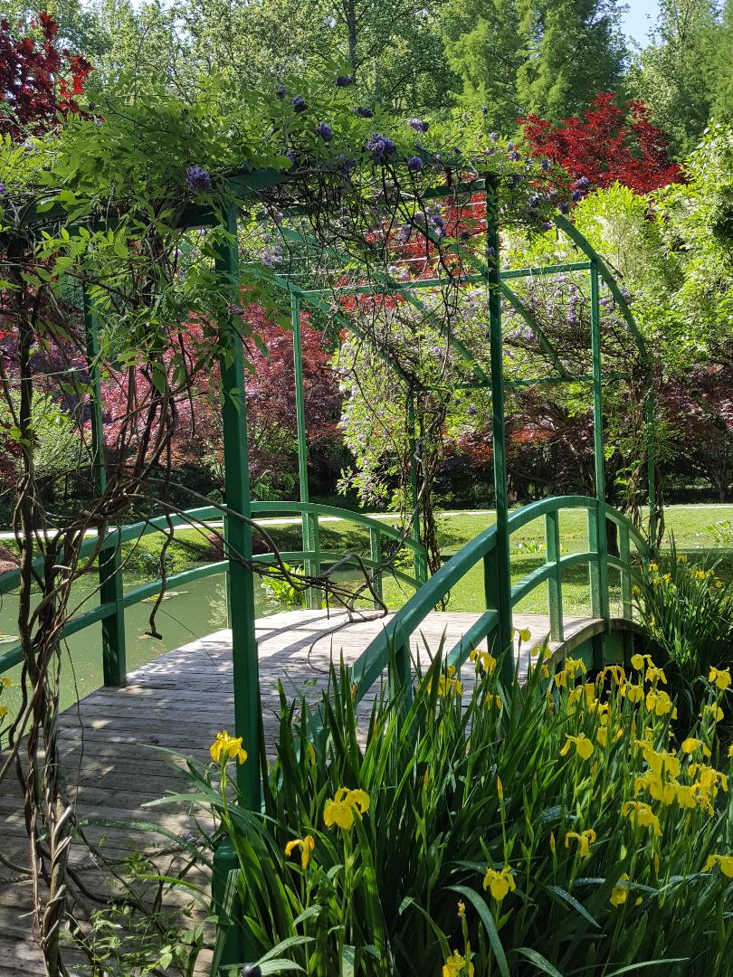 Monet Bridge replica at Gibbs Gardens